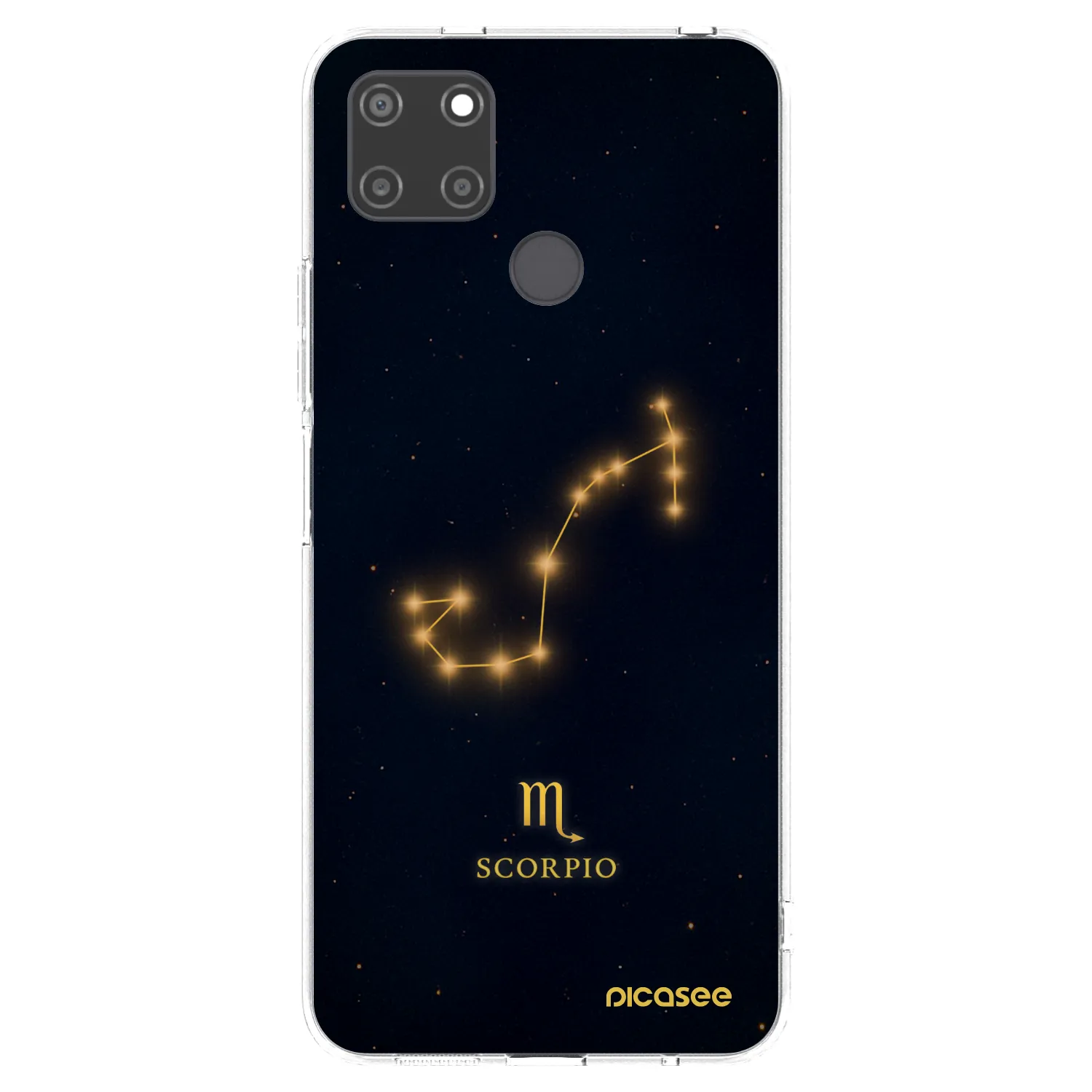 Picasee silikonowe przeźroczyste etui na Realme C21Y - SCORPIO