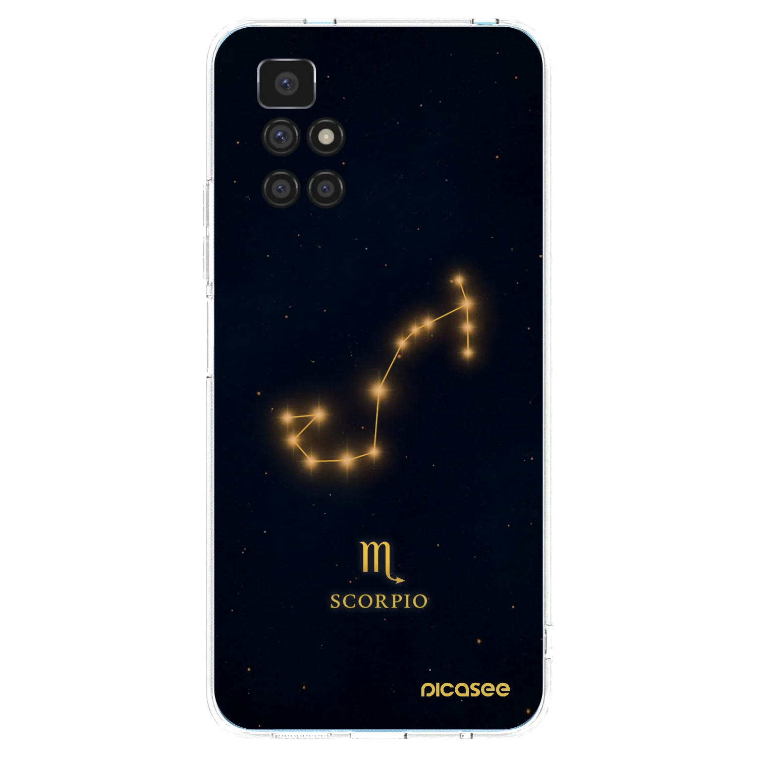 Picasee silikonowe przeźroczyste etui na Xiaomi Redmi 10 (2022) - SCORPIO