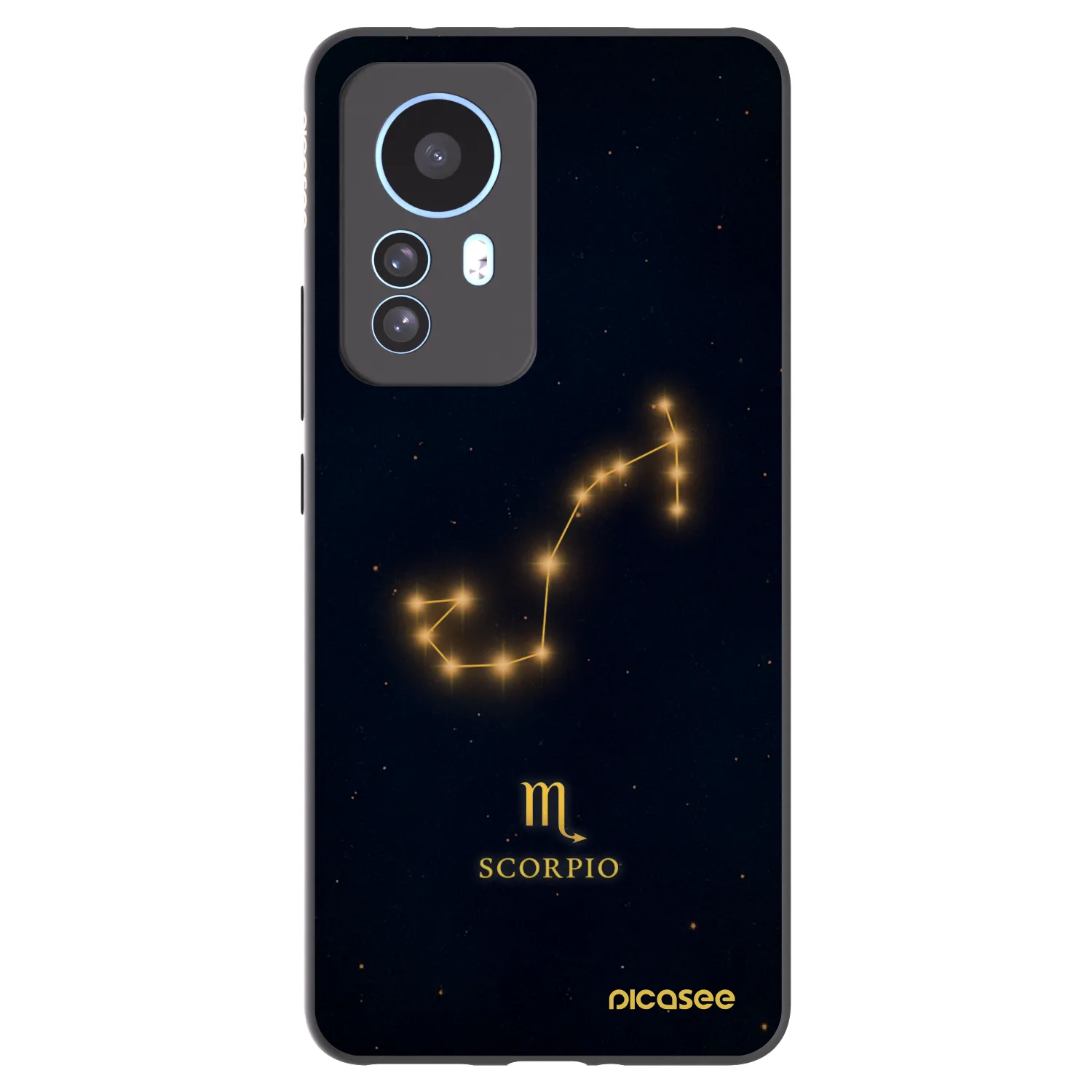 Picasee silikonowe czarne etui na Xiaomi 12T Pro - SCORPIO