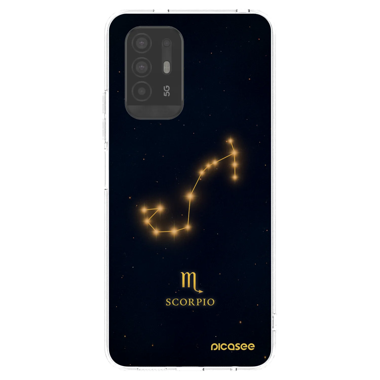 Picasee silikonowe przeźroczyste etui na OPPO A94 5G - SCORPIO