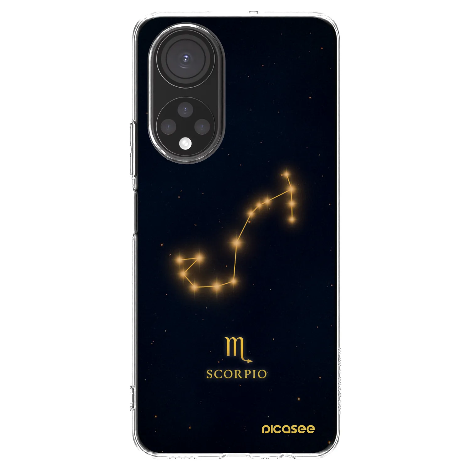 Picasee silikonowe przeźroczyste etui na Honor X7 - SCORPIO