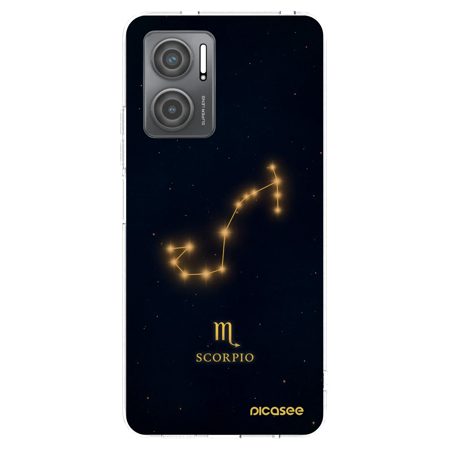 Picasee silikonowe przeźroczyste etui na Xiaomi Redmi 10 5G - SCORPIO