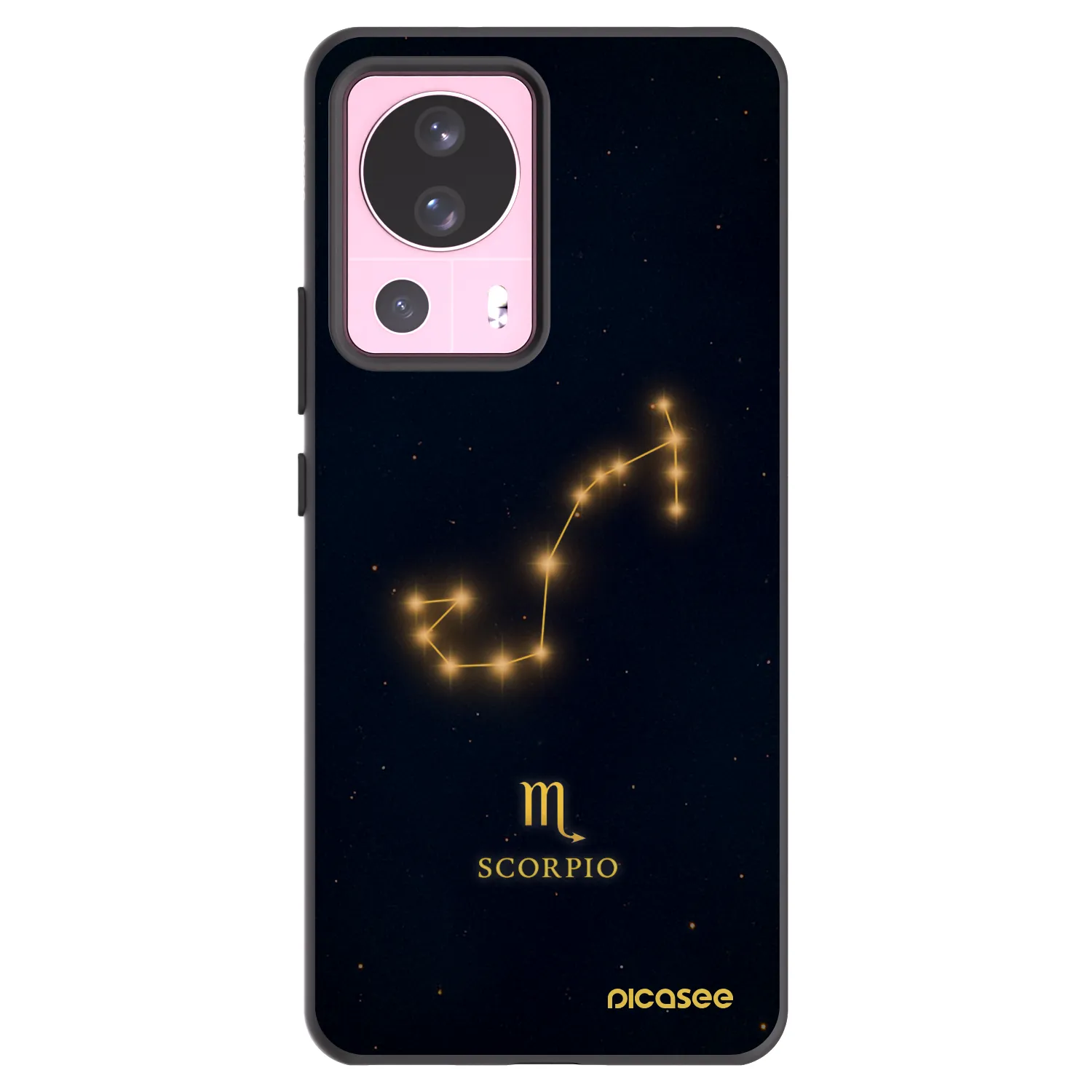 Picasee silikonowe czarne etui na Xiaomi 13 Lite - SCORPIO