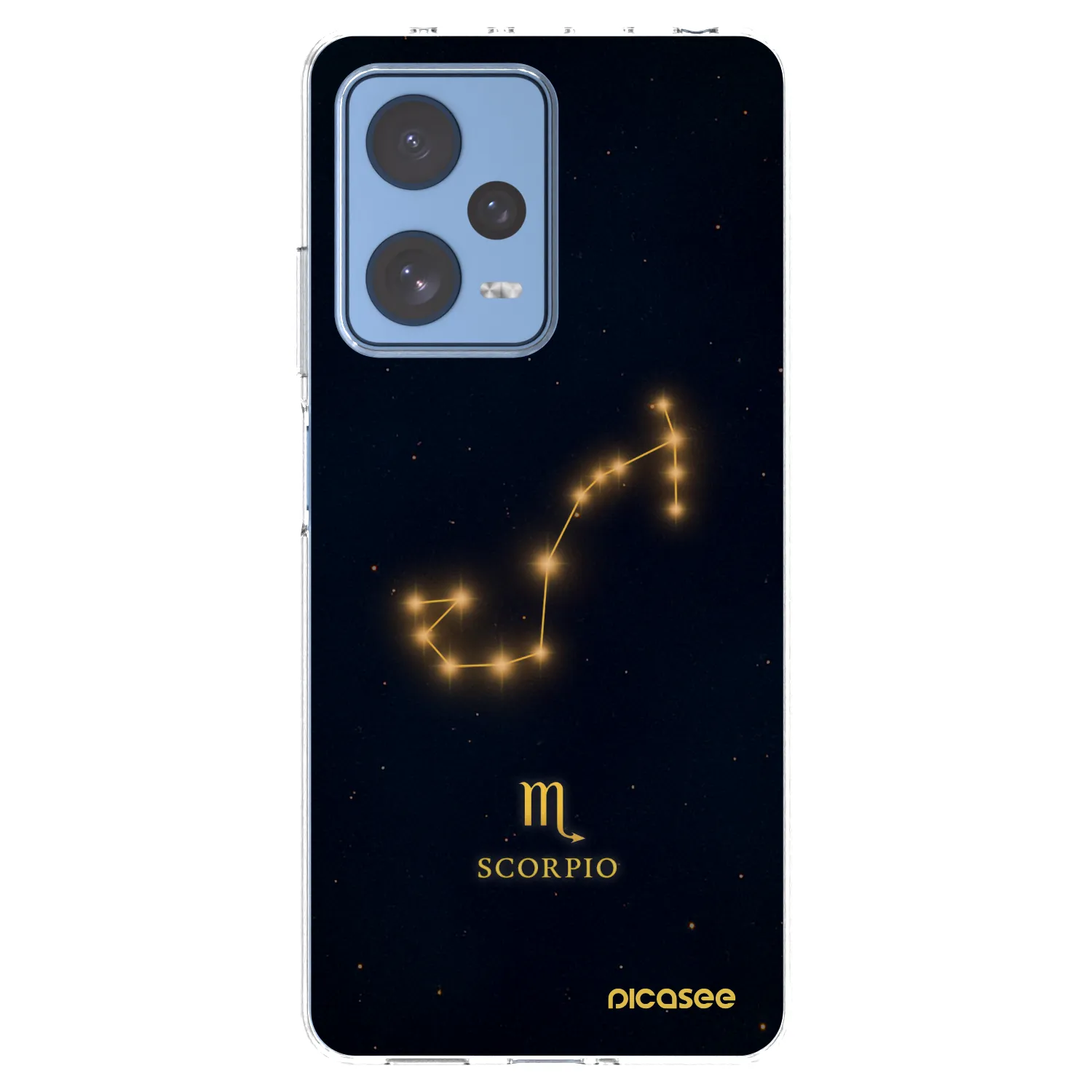 Picasee silikonowe przeźroczyste etui na Xiaomi Redmi Note 12 Pro 5G - SCORPIO
