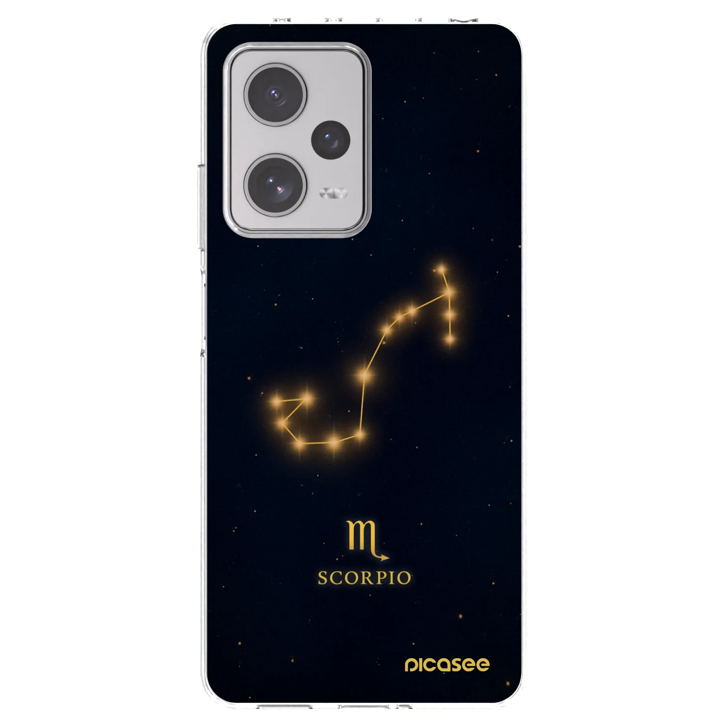 Picasee silikonowe przeźroczyste etui na Xiaomi Redmi Note 12 Pro+ 5G - SCORPIO