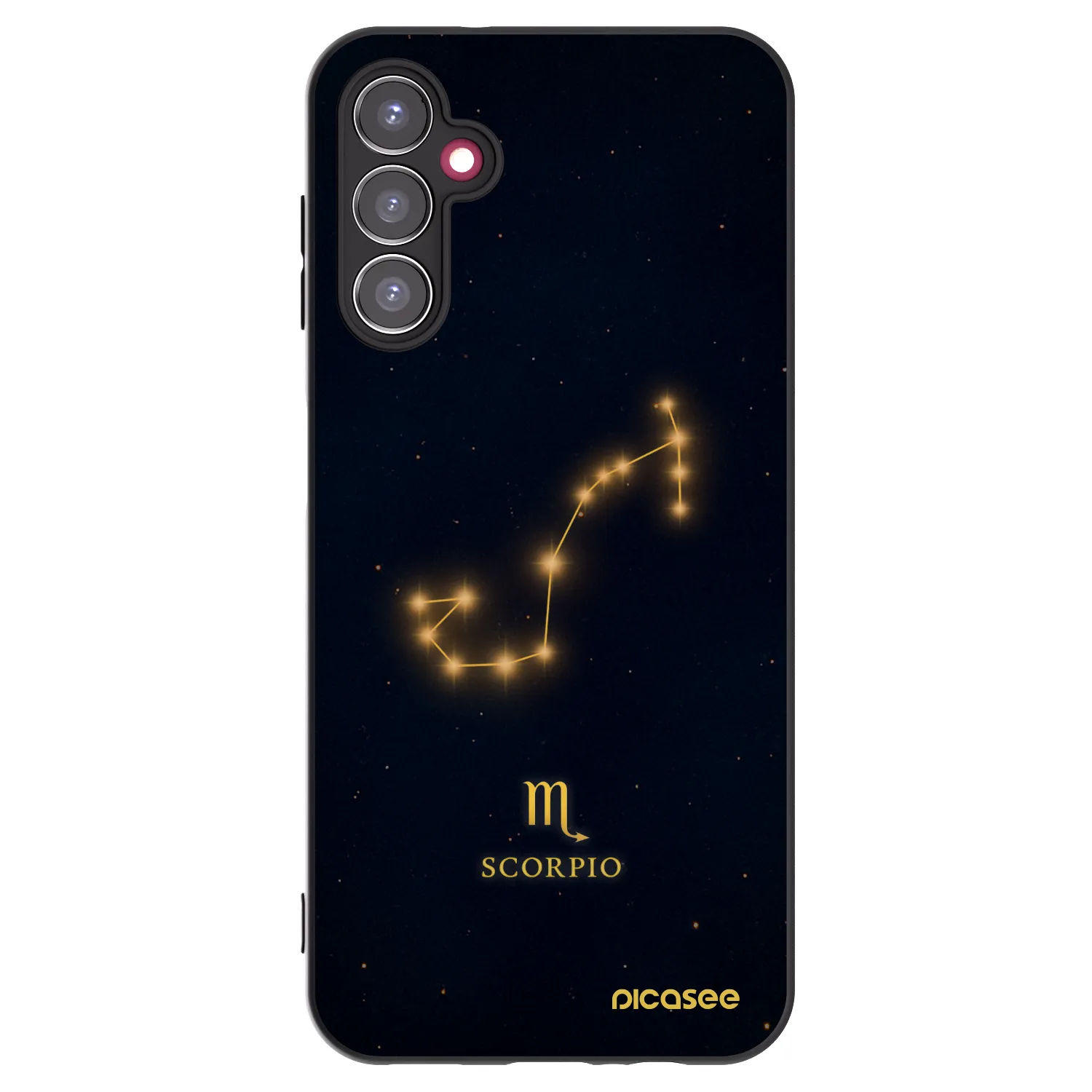 Picasee silikonowe czarne etui na Samsung Galaxy A14 5G A146P - SCORPIO