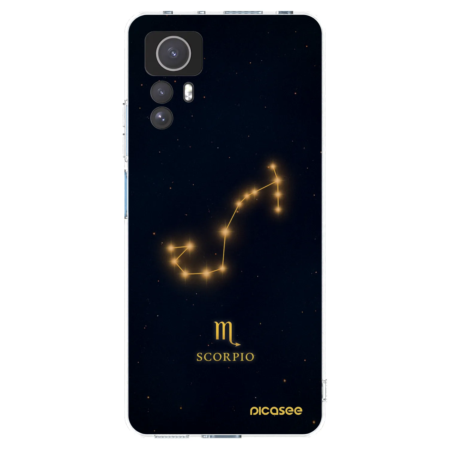 Picasee silikonowe przeźroczyste etui na Xiaomi Redmi Note 12S - SCORPIO