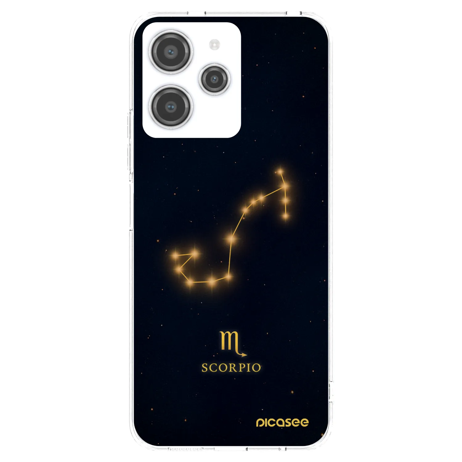 Picasee silikonowe przeźroczyste etui na Xiaomi Redmi 12 4G - SCORPIO