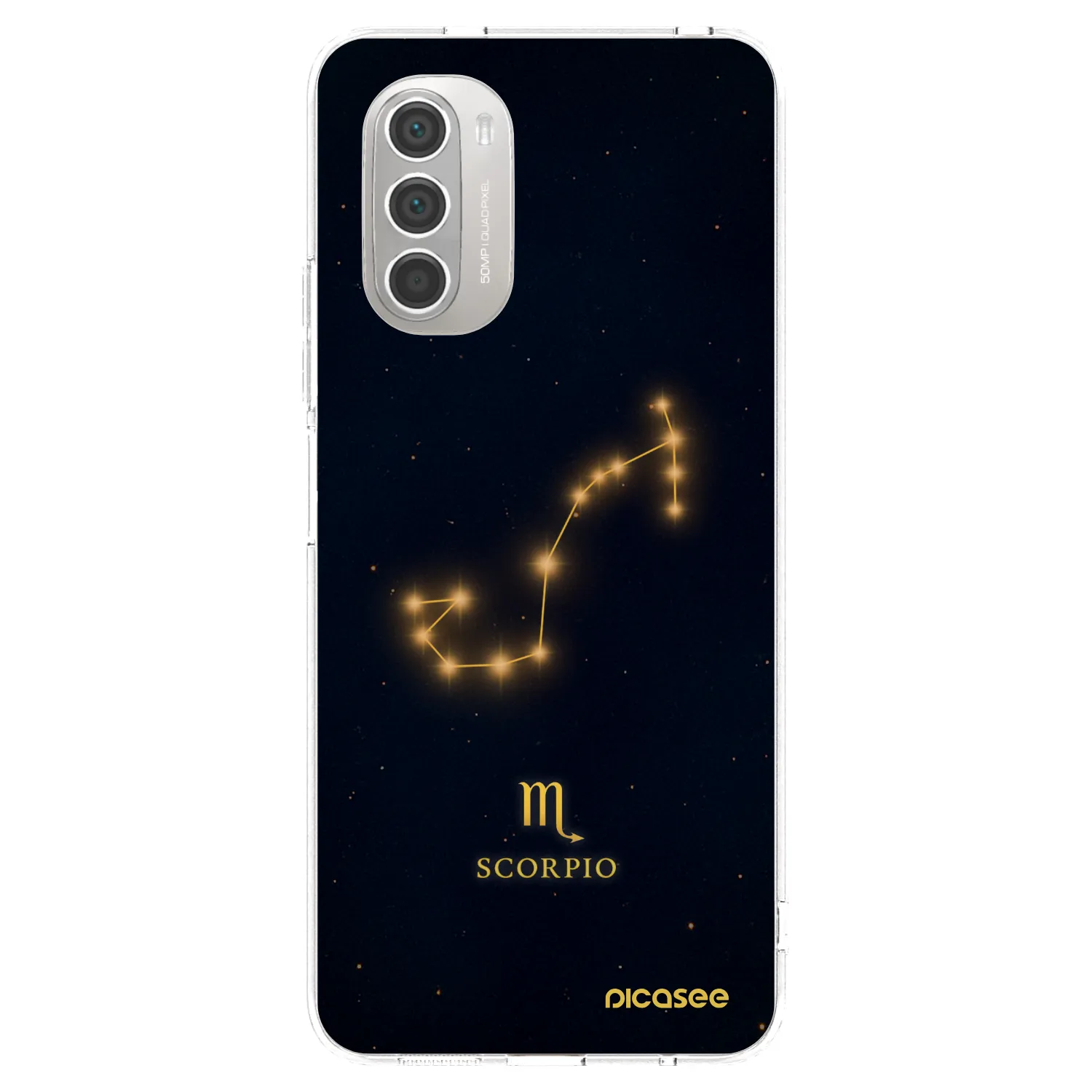 Picasee silikonowe przeźroczyste etui na Motorola Moto G51 - SCORPIO