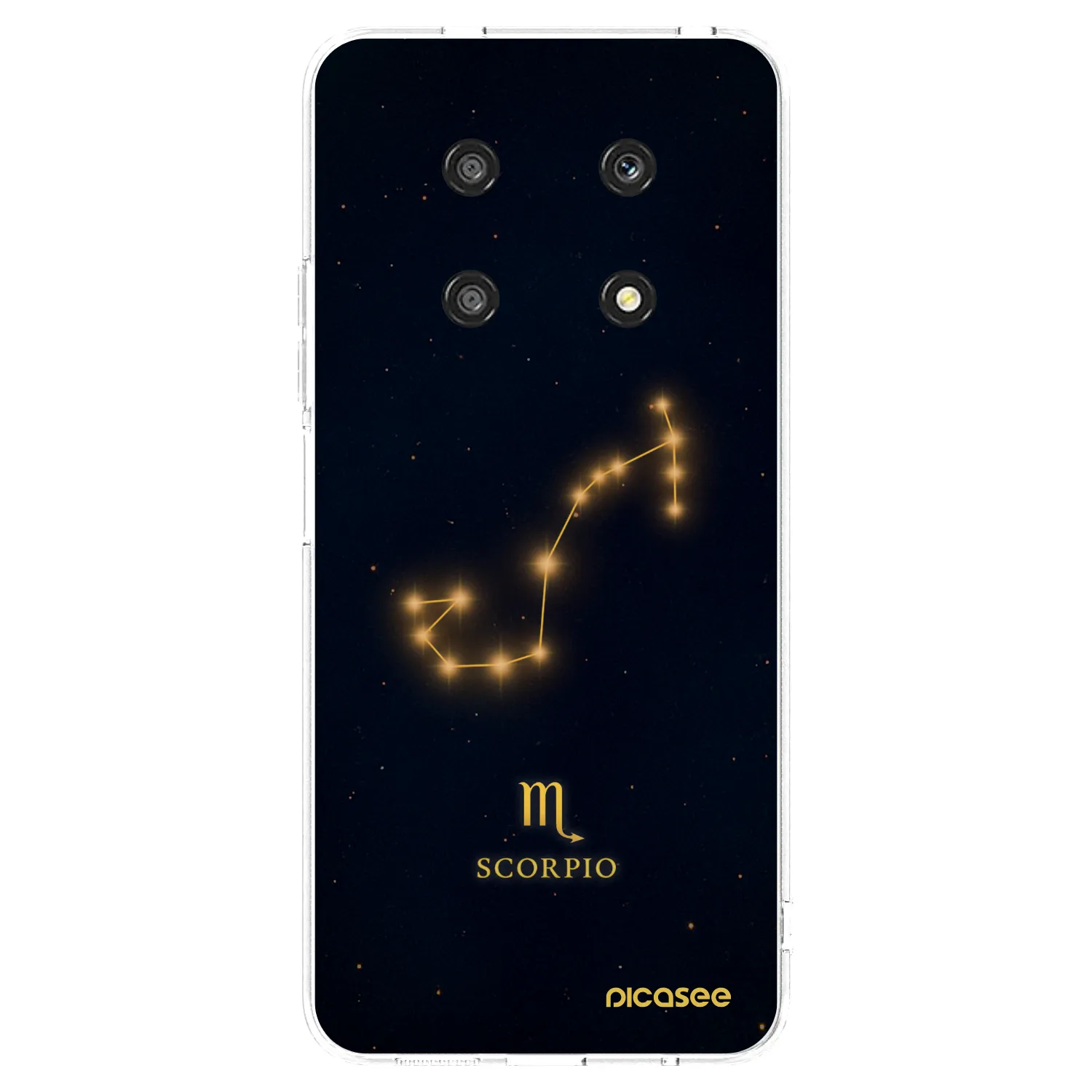 Picasee silikonowe przeźroczyste etui na Honor Magic4 Lite 5G - SCORPIO