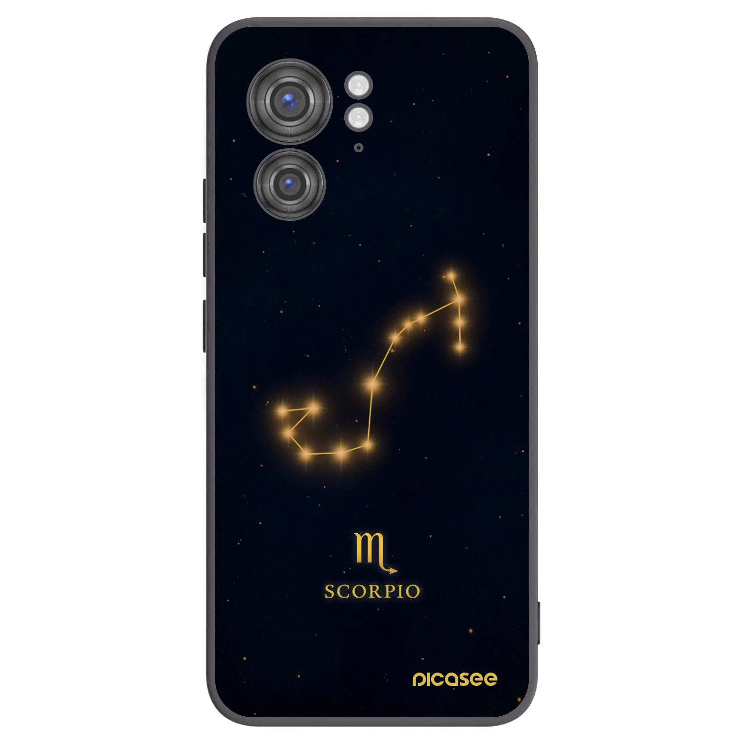 Picasee silikonowe czarne etui na Motorola Edge 40 - SCORPIO