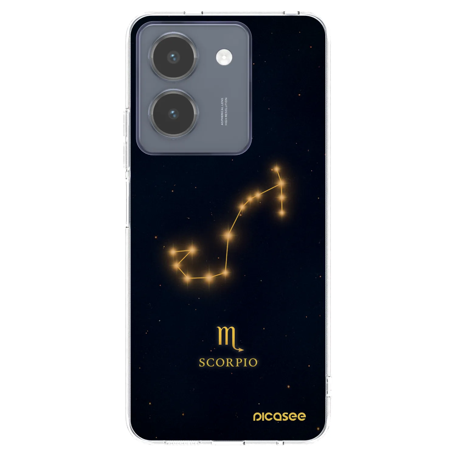 Picasee silikonowe przeźroczyste etui na Vivo Y36 4G - SCORPIO