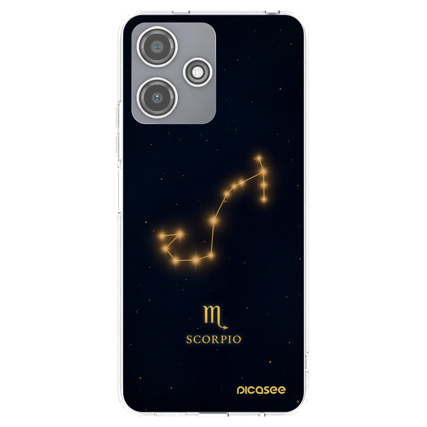 Picasee silikonowe przeźroczyste etui na Xiaomi Redmi 12 5G - SCORPIO