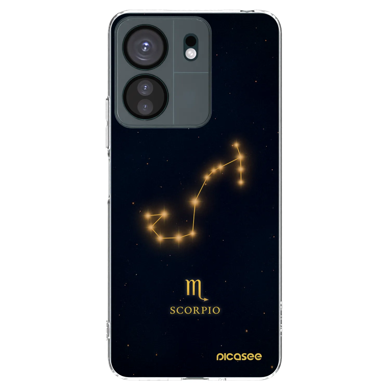Picasee silikonowe przeźroczyste etui na Xiaomi Redmi 13C 4G - SCORPIO