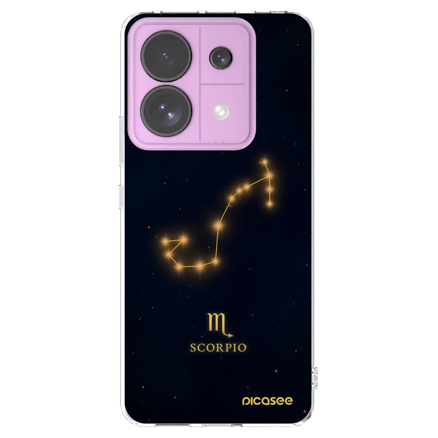 Picasee silikonowe przeźroczyste etui na Xiaomi Redmi Note 13 Pro 5G - SCORPIO