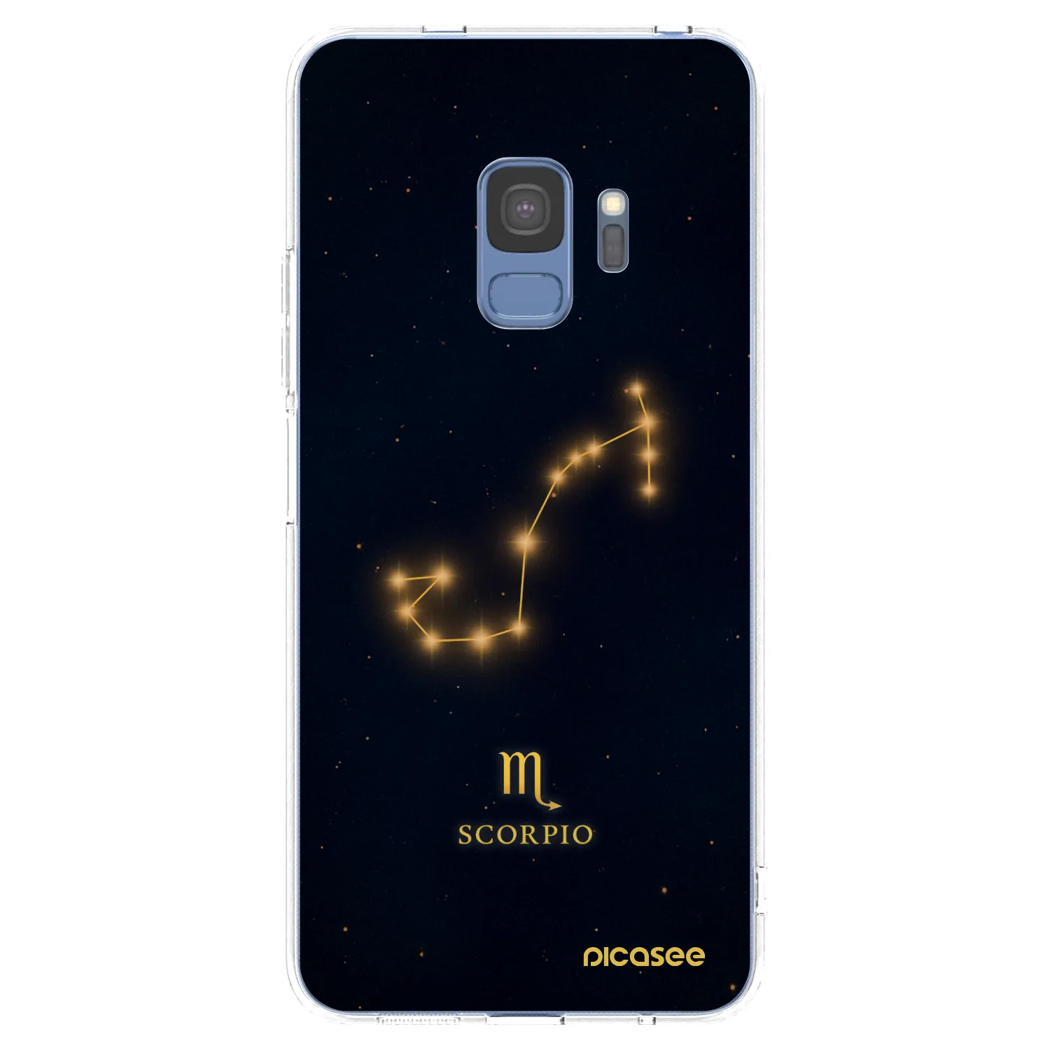 Picasee silikonowe przeźroczyste etui na Samsung Galaxy S9 G960F - SCORPIO