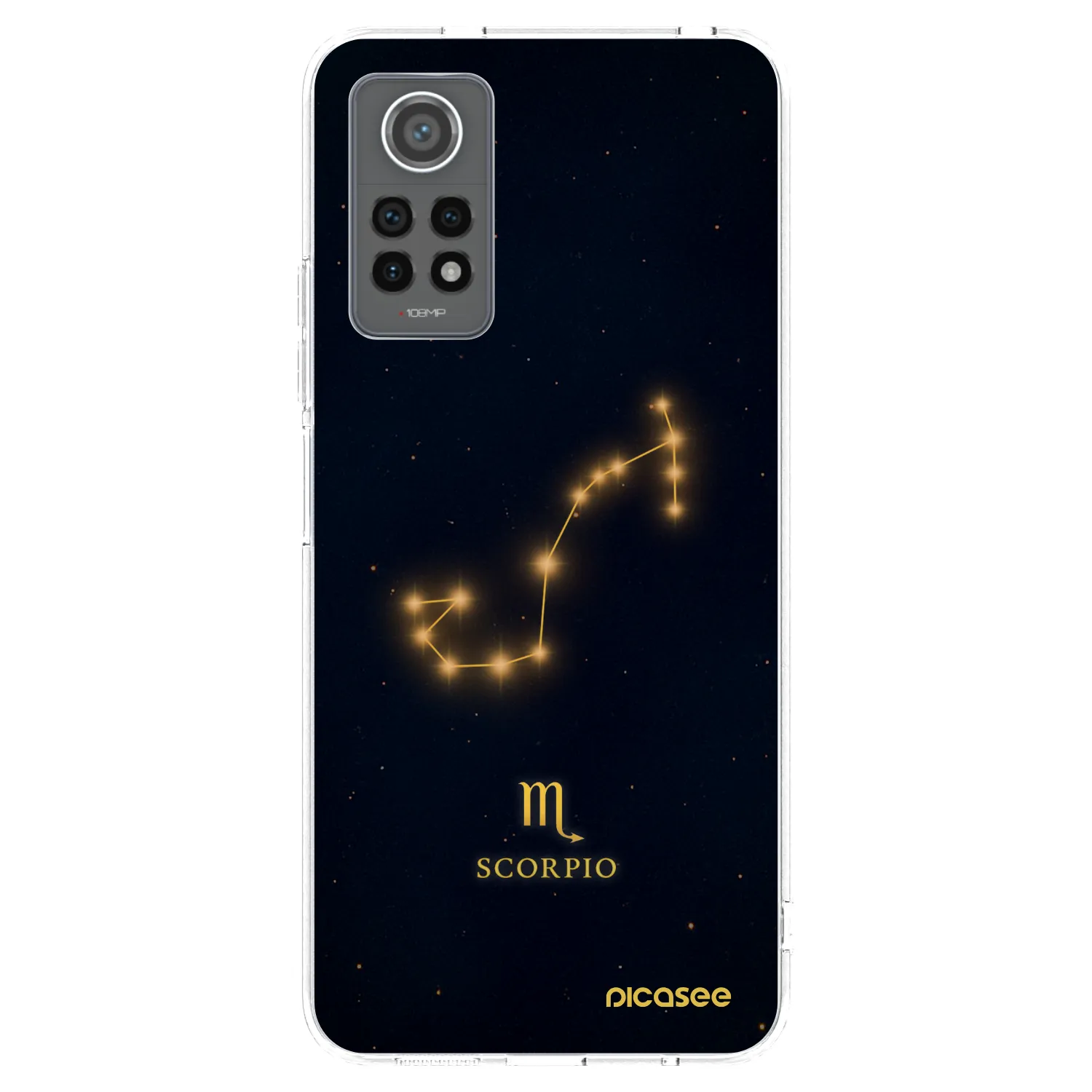 Picasee silikonowe przeźroczyste etui na Xiaomi Redmi Note 12 Pro 4G - SCORPIO