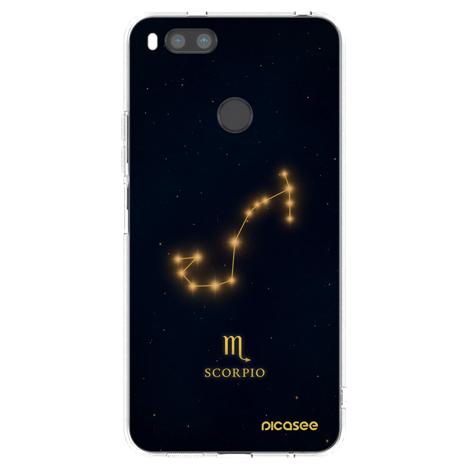 Picasee silikonowe przeźroczyste etui na Xiaomi Mi A1 Global - SCORPIO