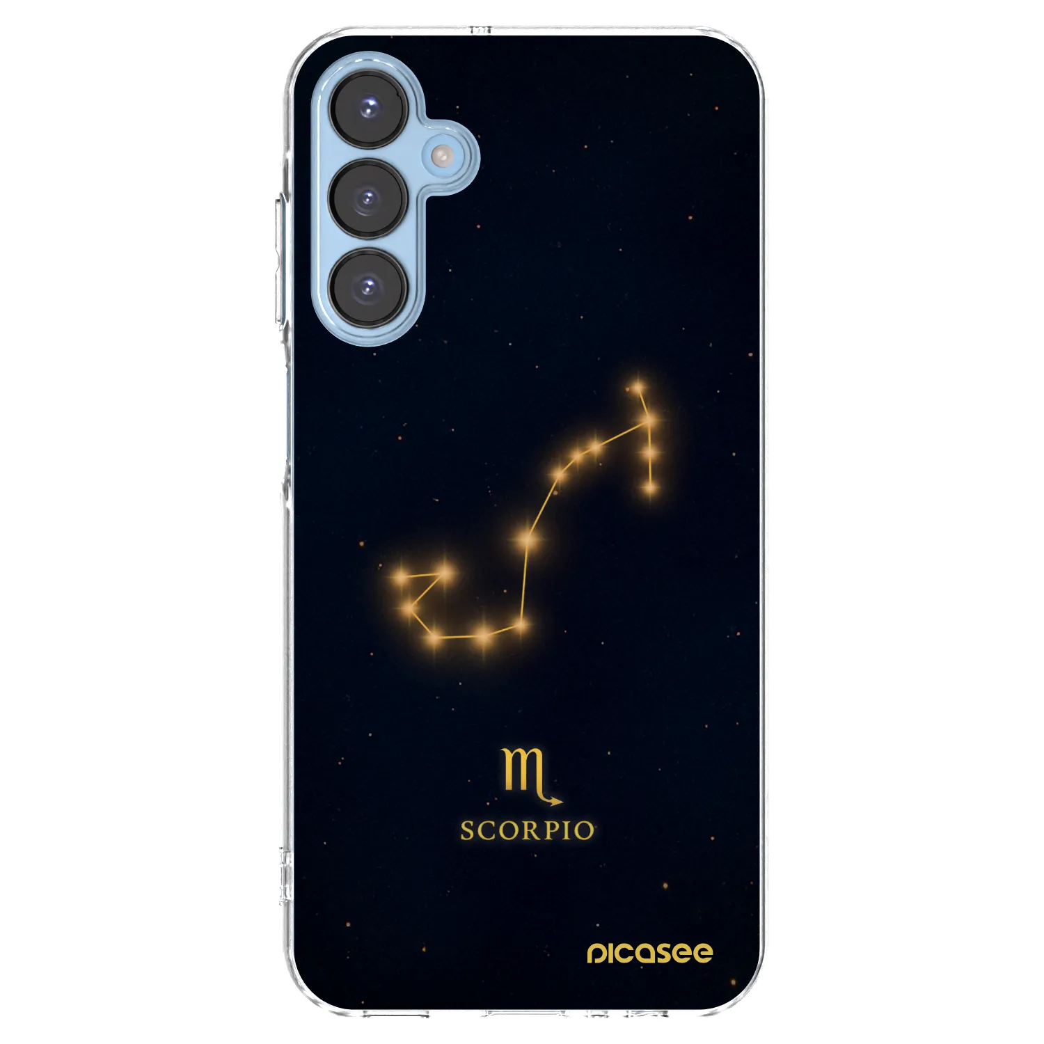 Picasee silikonowe przeźroczyste etui na Samsung Galaxy A15 A156B 5G - SCORPIO