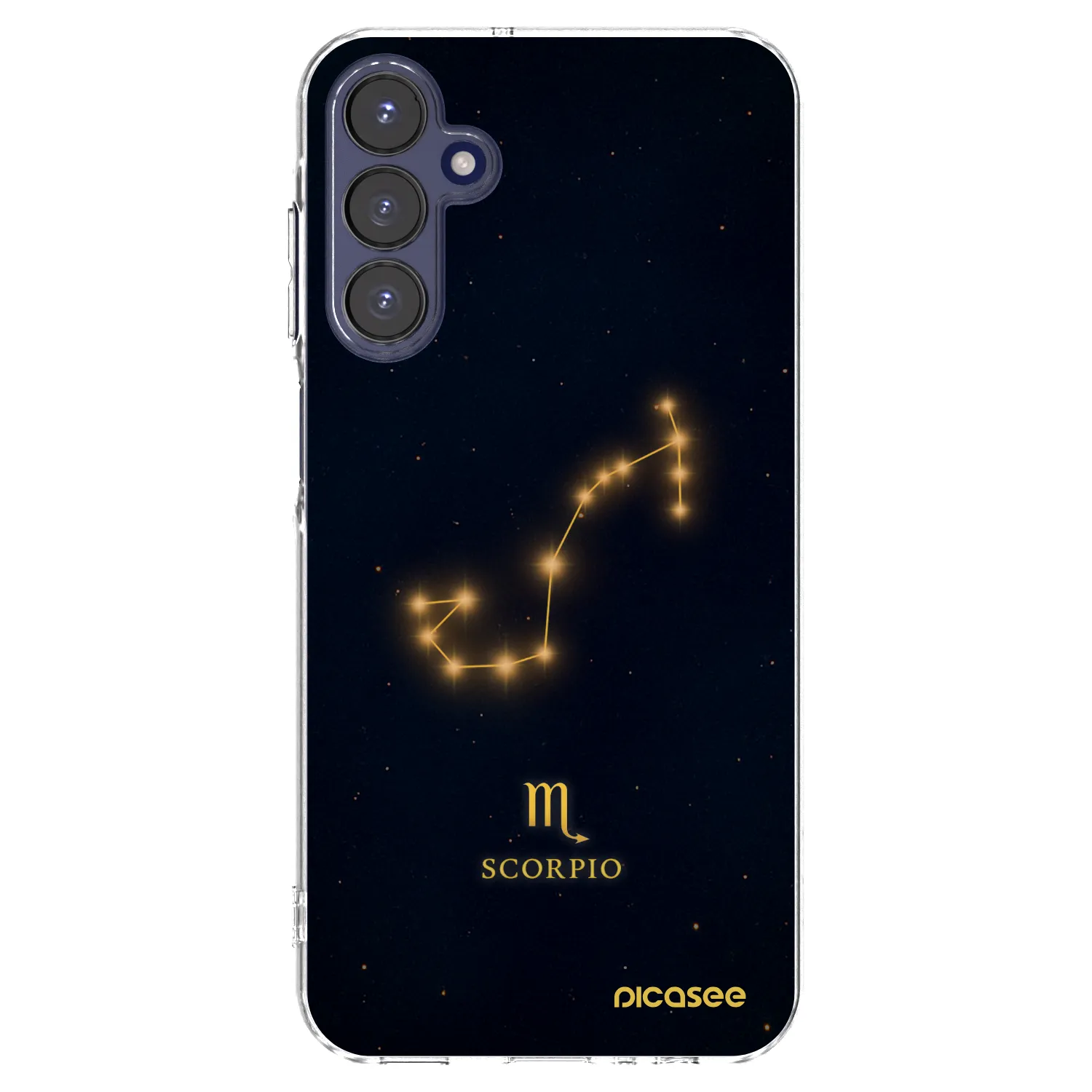 Picasee silikonowe przeźroczyste etui na Samsung Galaxy A15 A155F 4G - SCORPIO