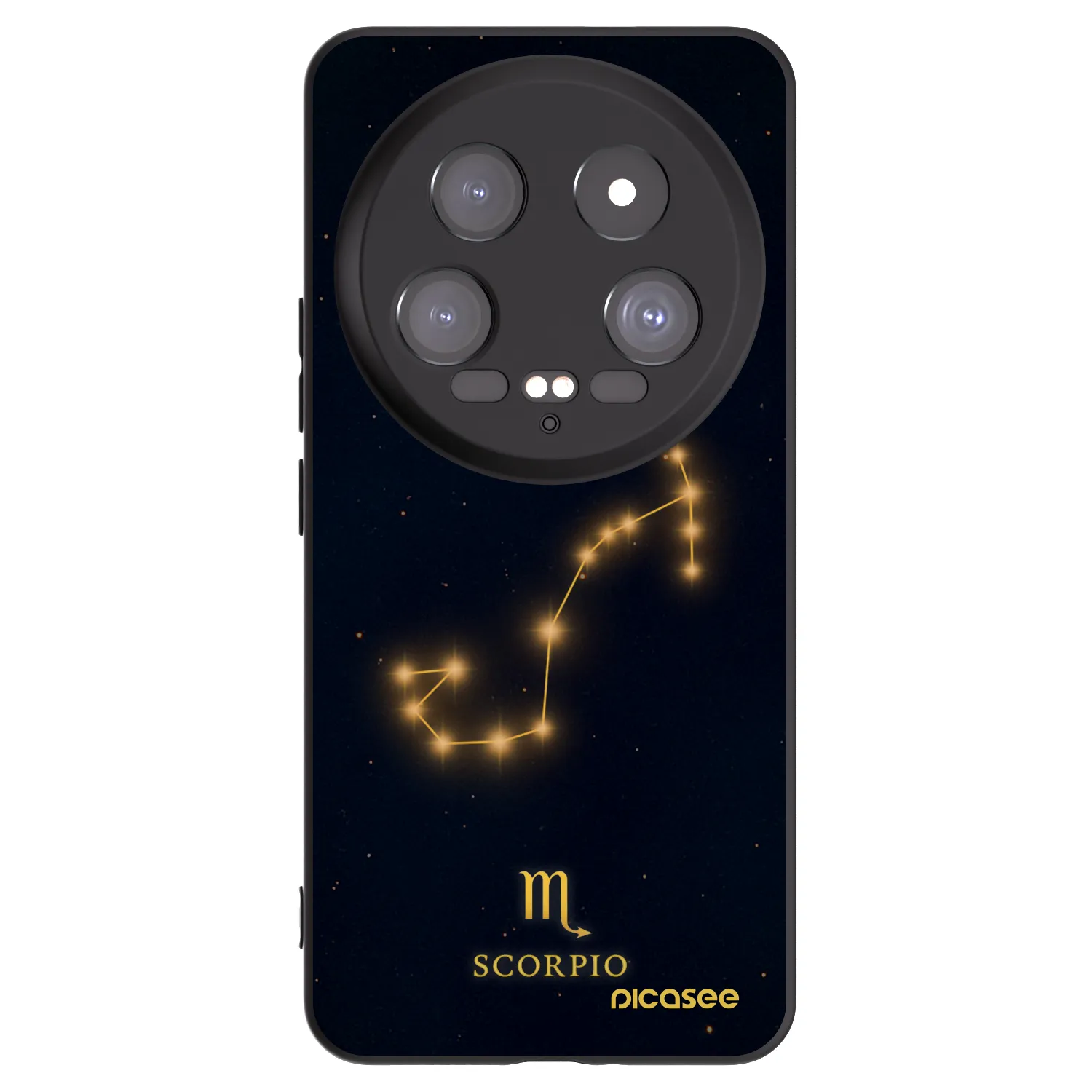 Picasee silikonowe czarne etui na Xiaomi 14 Ultra - SCORPIO