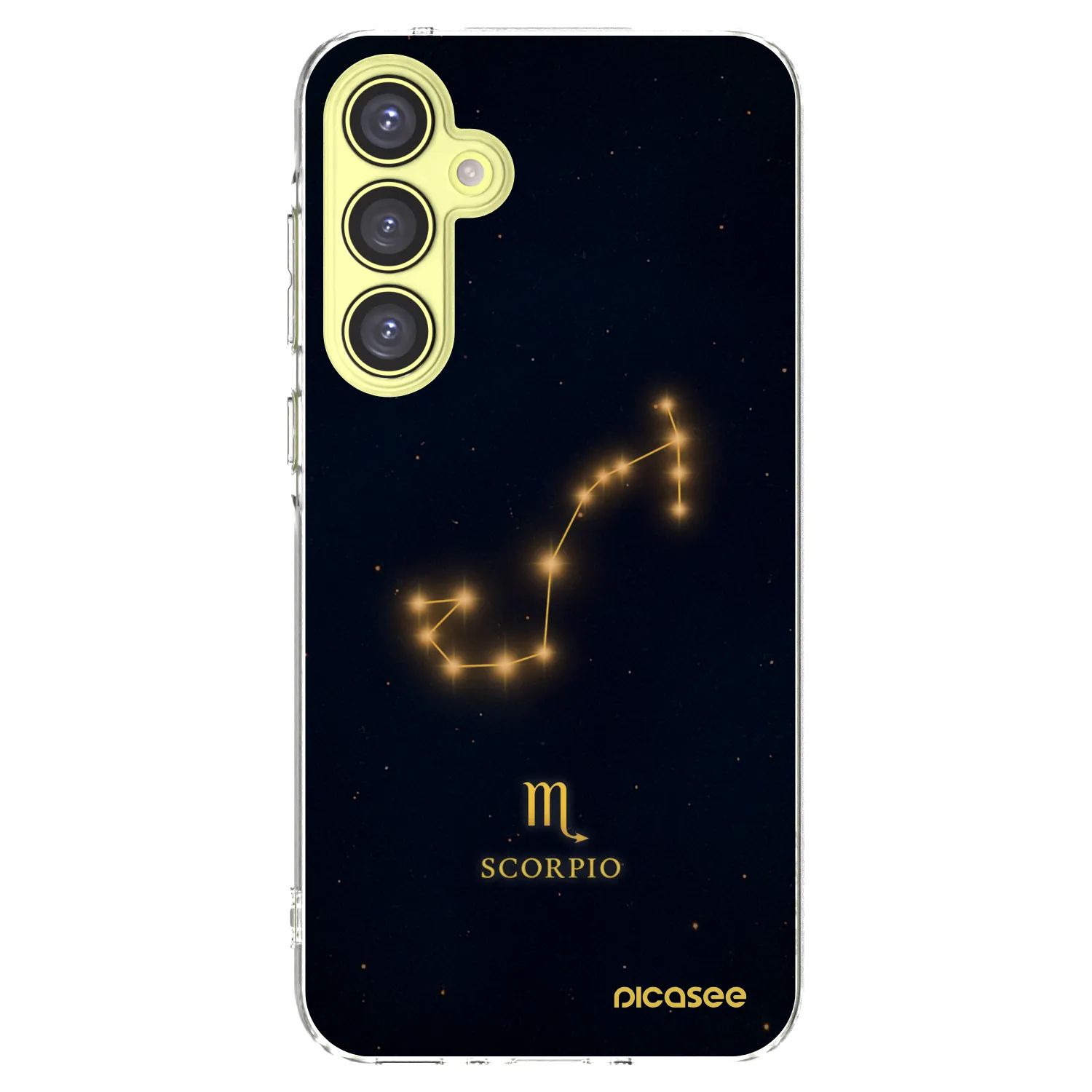 Picasee silikonowe przeźroczyste etui na Samsung Galaxy A35 5G A356B - SCORPIO