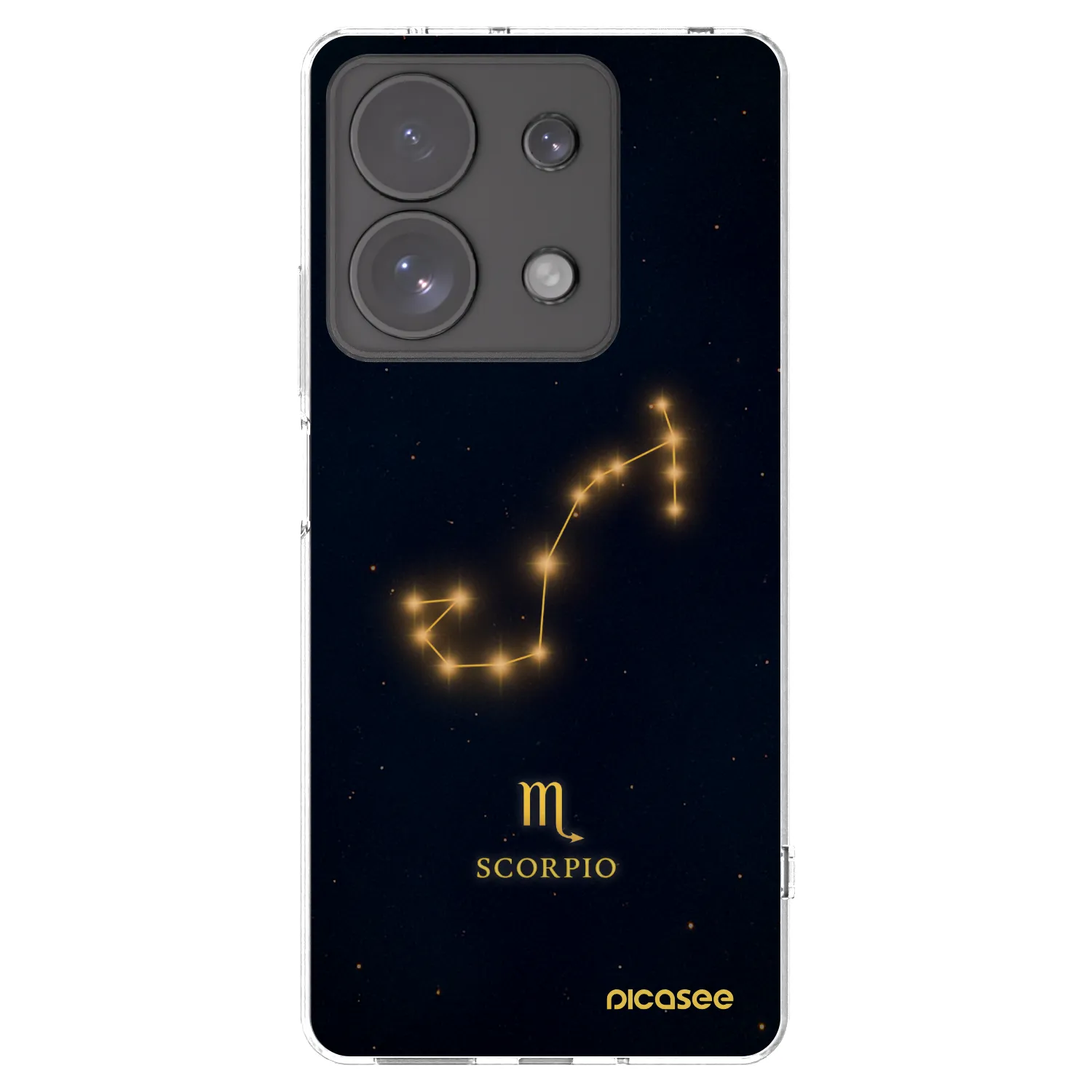 Picasee silikonowe przeźroczyste etui na Xiaomi Redmi Note 13 Pro 4G - SCORPIO