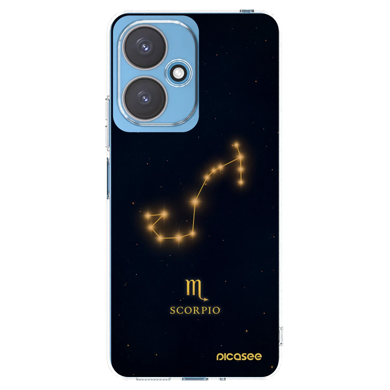 Picasee silikonowe przeźroczyste etui na Xiaomi Redmi 13C 5G - SCORPIO
