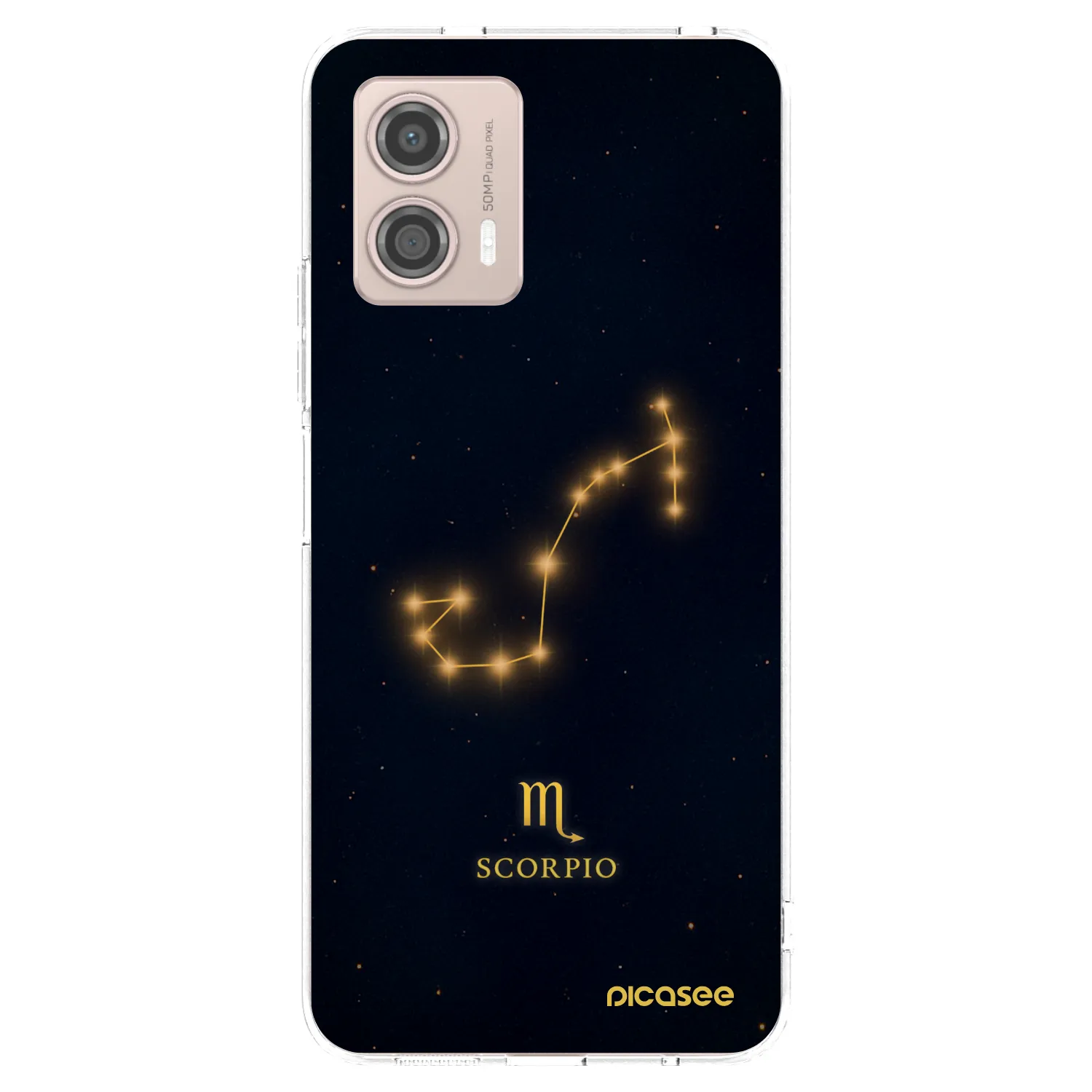 Picasee silikonowe przeźroczyste etui na Motorola Moto G53 5G - SCORPIO