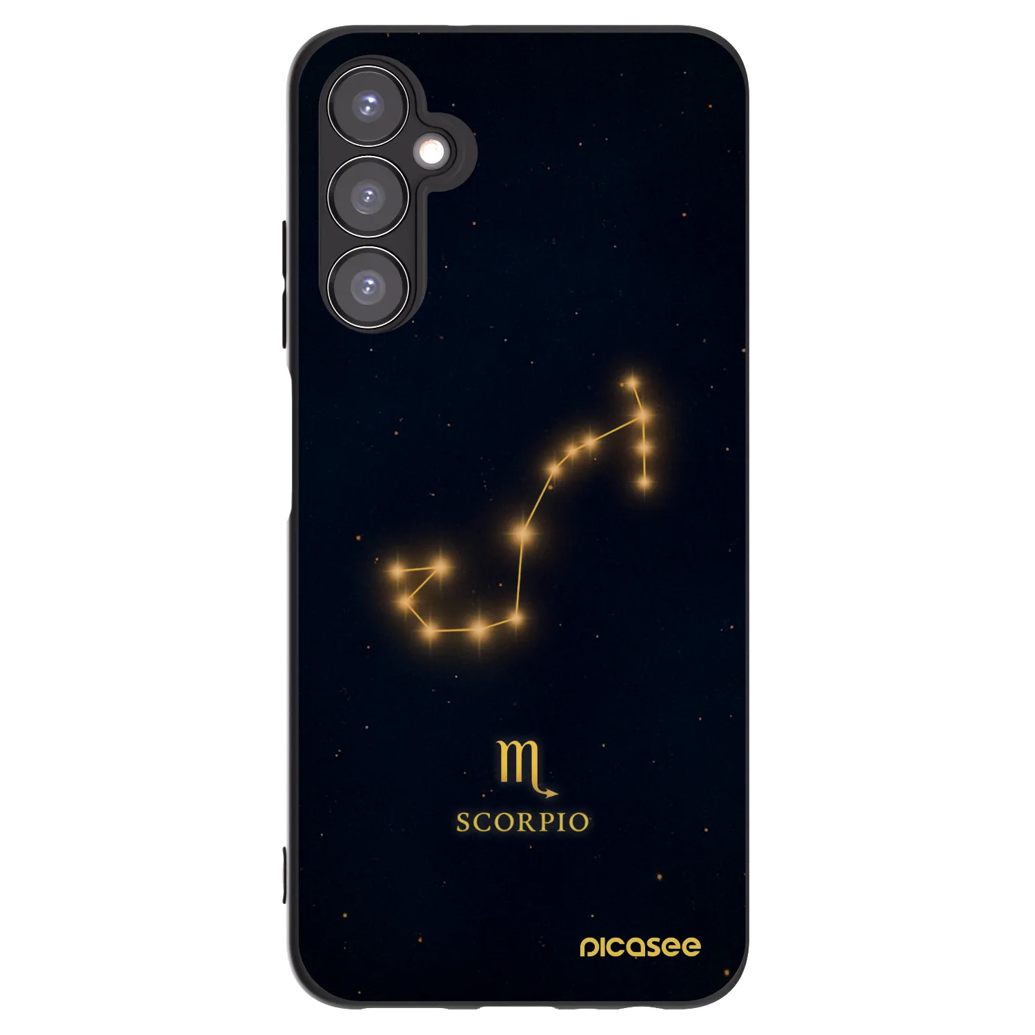 Picasee silikonowe czarne etui na Samsung Galaxy A05s A057G - SCORPIO