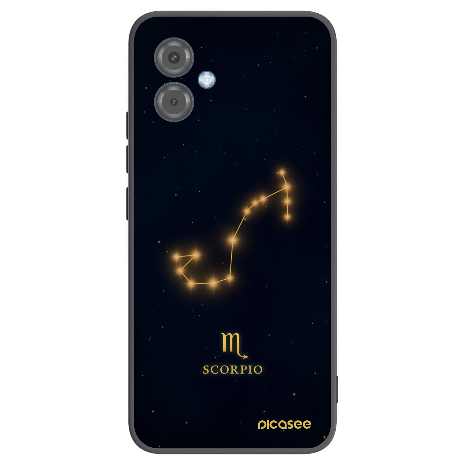 Picasee silikonowe czarne etui na Motorola Moto G14 - SCORPIO