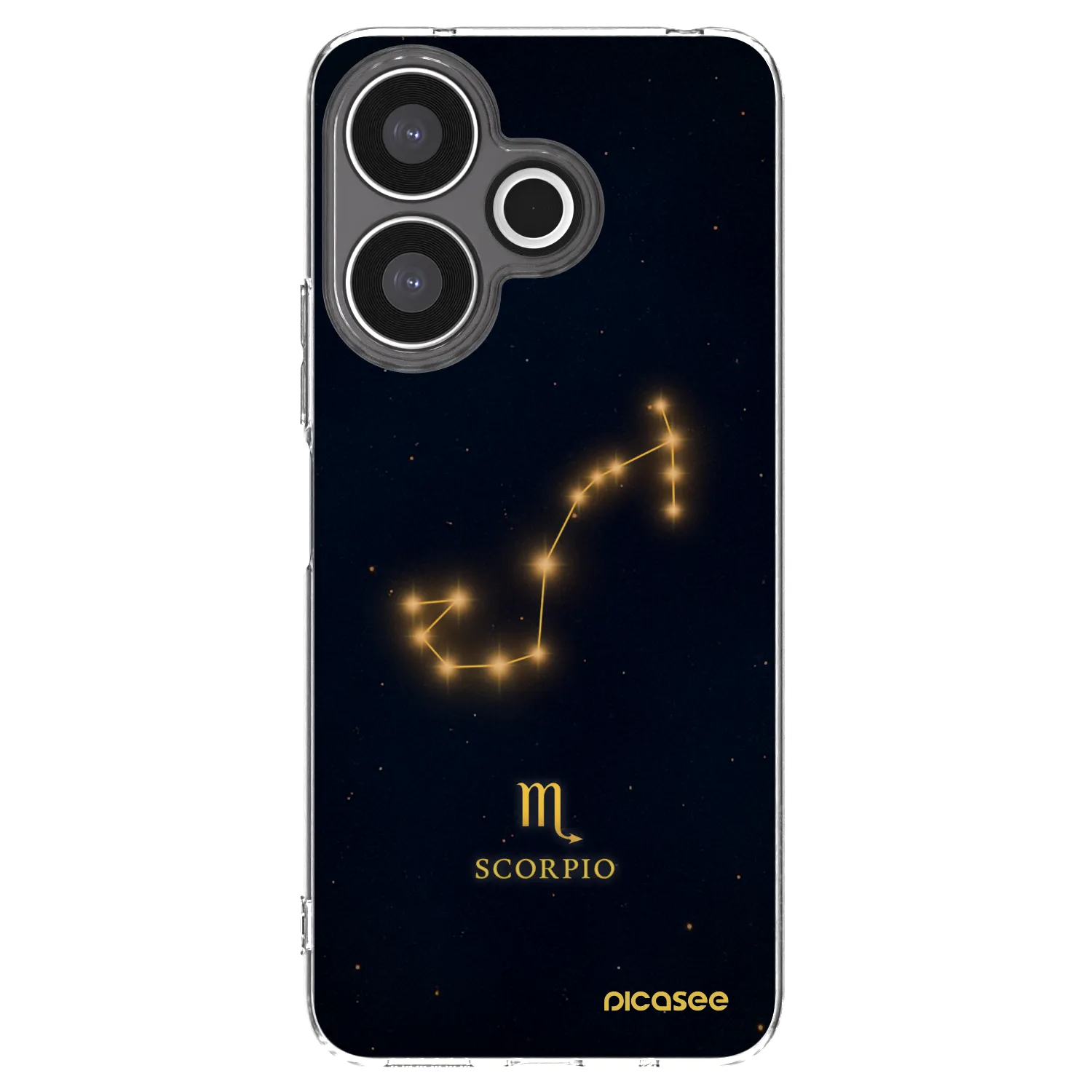 Picasee silikonowe przeźroczyste etui na Xiaomi Redmi 13 4G - SCORPIO