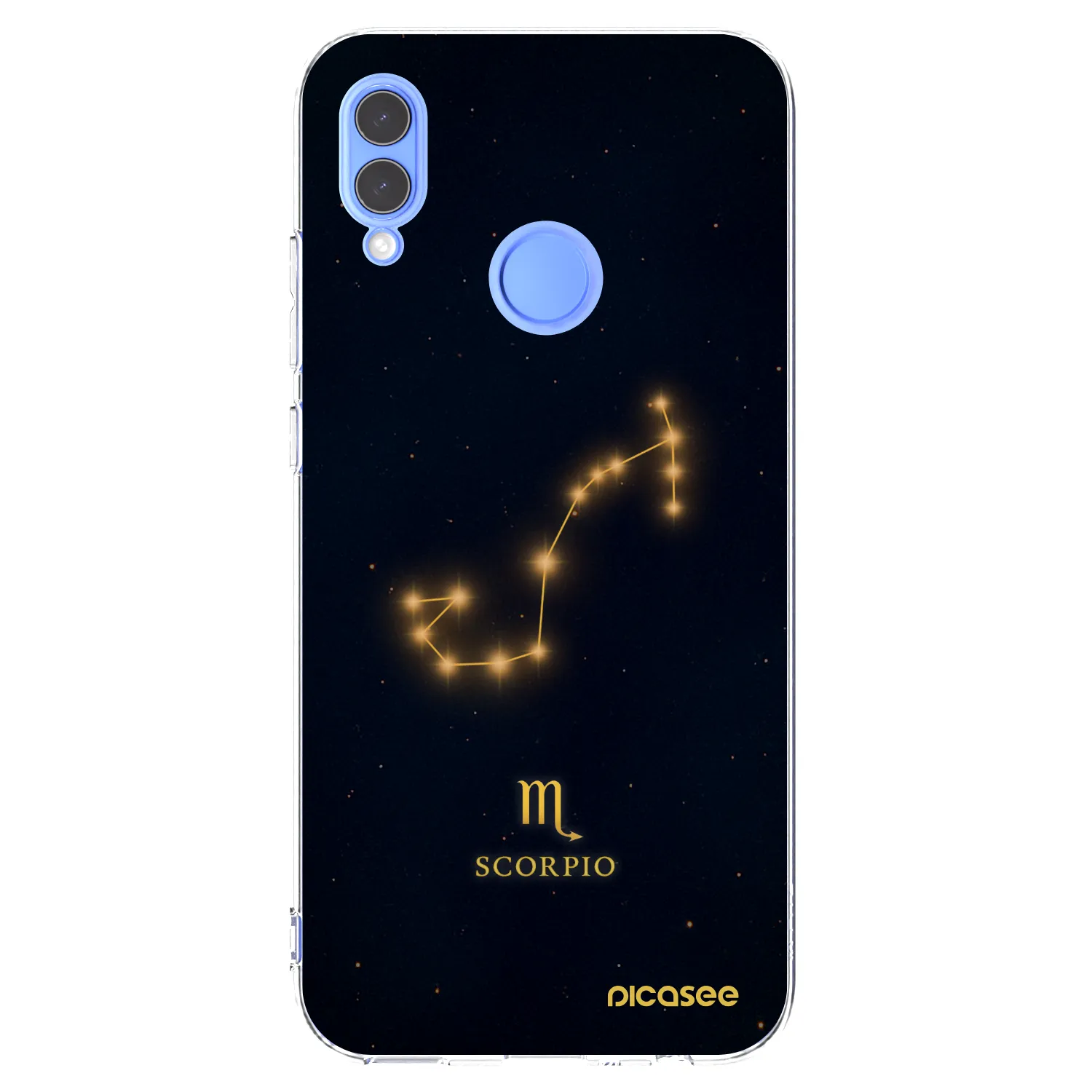 Picasee silikonowe przeźroczyste etui na Honor 10 Lite - SCORPIO
