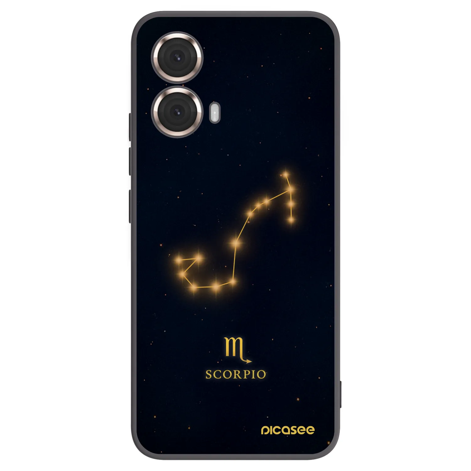 Picasee silikonowe czarne etui na Motorola Moto G85 - SCORPIO