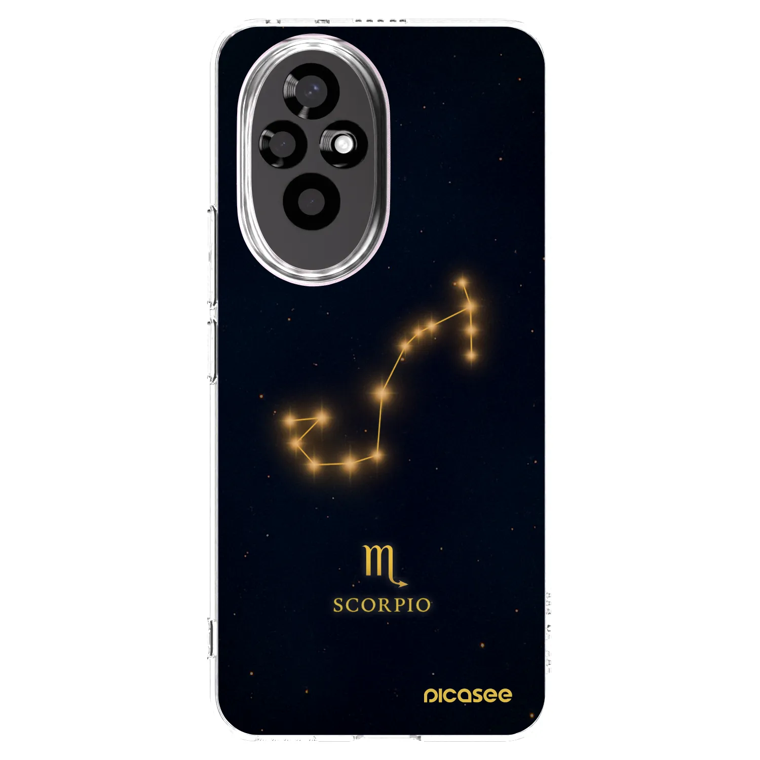 Picasee silikonowe przeźroczyste etui na Honor 200 Pro 5G - SCORPIO