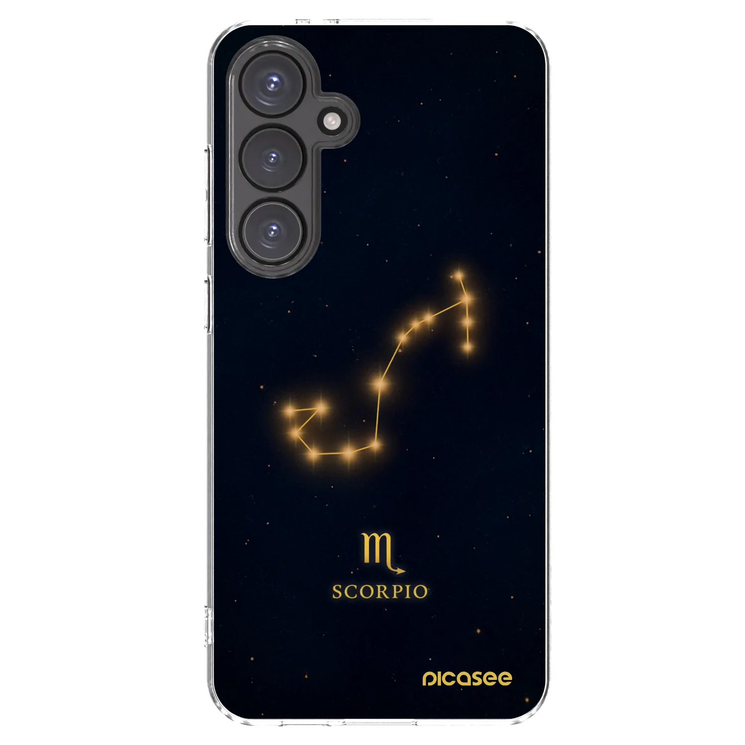 Picasee silikonowe przeźroczyste etui na Samsung Galaxy S24 FE S721B - SCORPIO