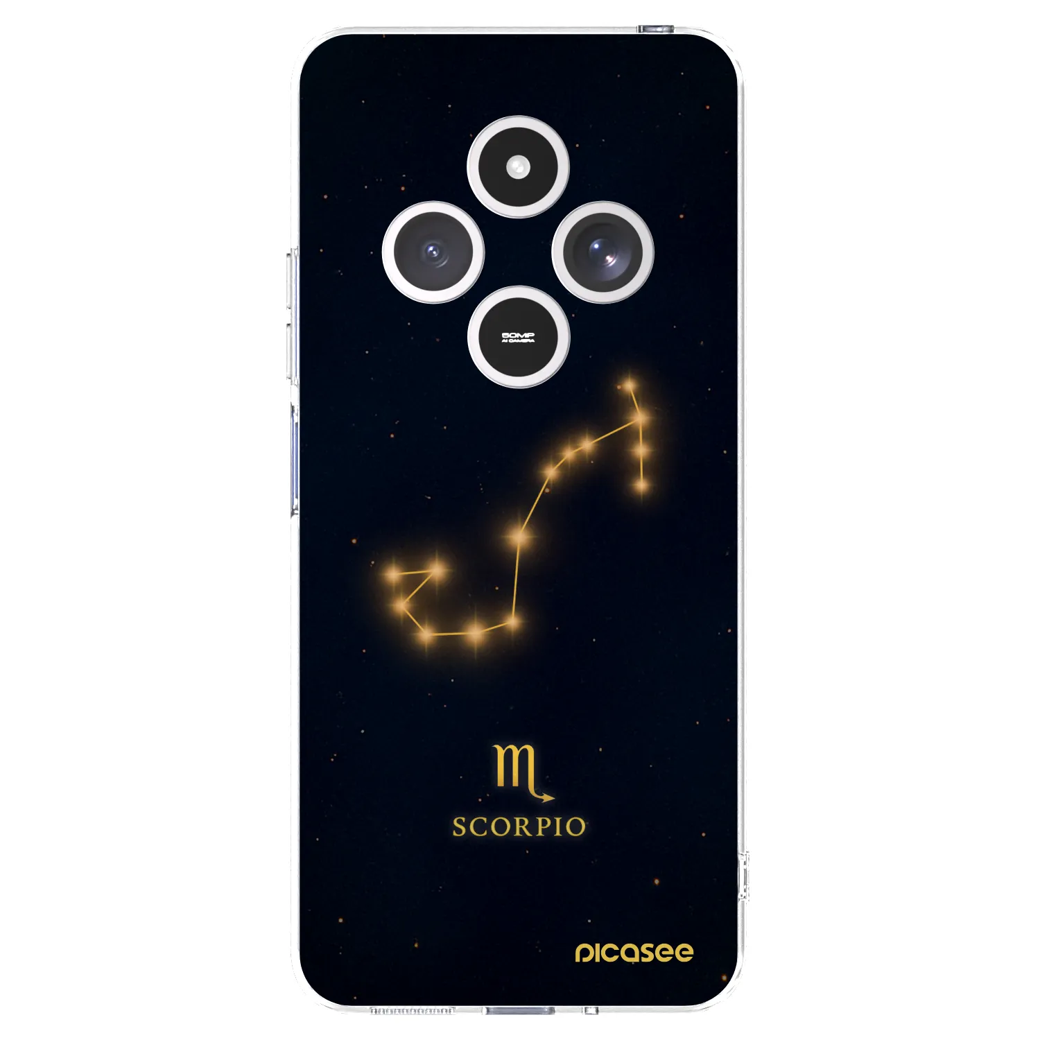 Picasee silikonowe przeźroczyste etui na Xiaomi Redmi 14C - SCORPIO