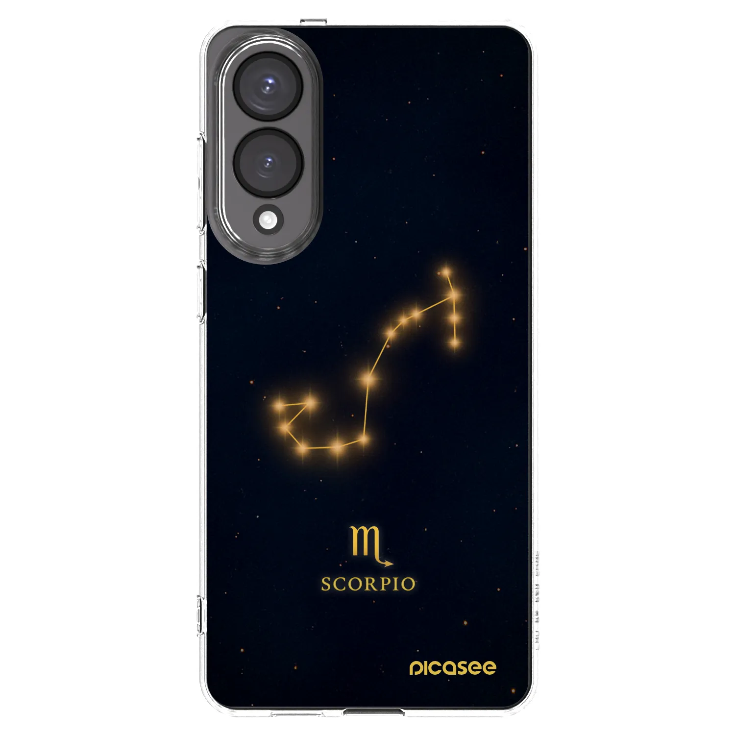 Picasee silikonowe przeźroczyste etui na Samsung Galaxy S25 Edge 5G - SCORPIO
