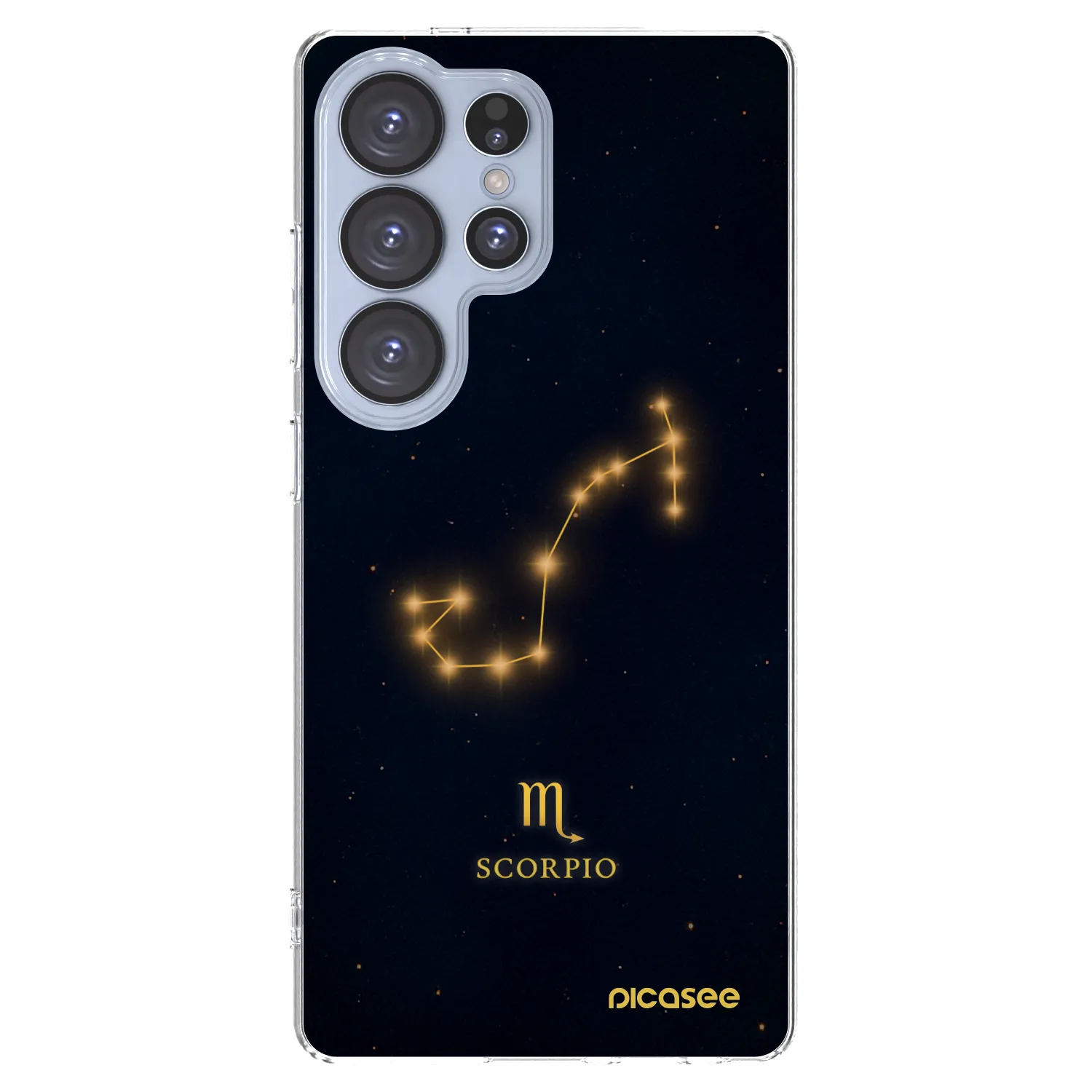 Picasee silikonowe przeźroczyste etui na Samsung Galaxy S25 Ultra 5G - SCORPIO