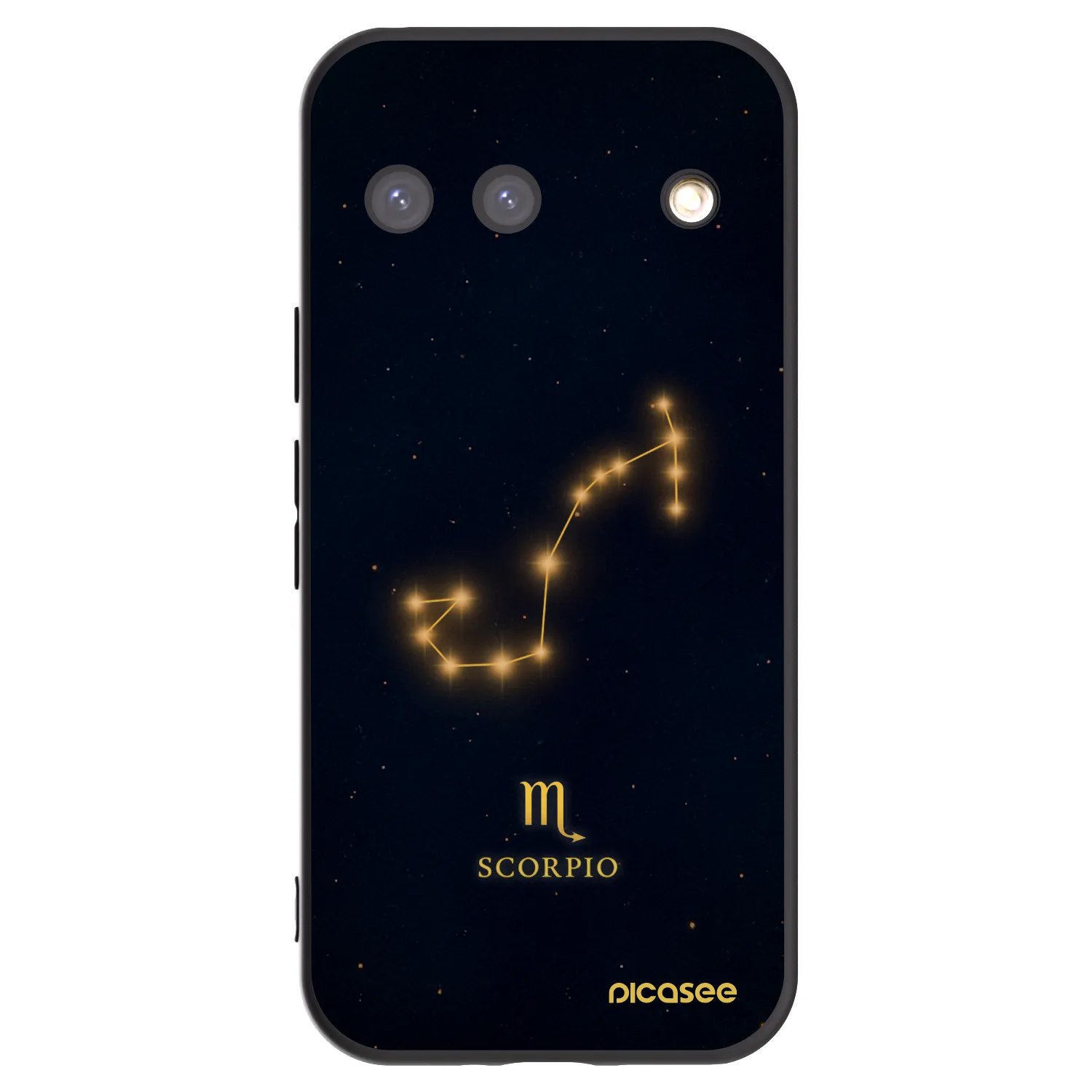Picasee silikonowe czarne etui na Google Pixel 9 - SCORPIO