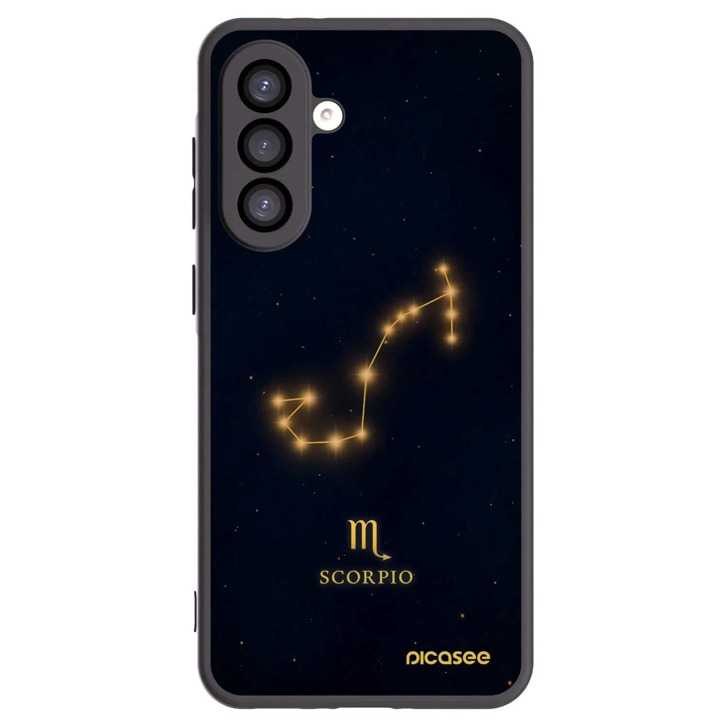 Picasee silikonowe czarne etui na Samsung Galaxy A26 5G A266B - SCORPIO