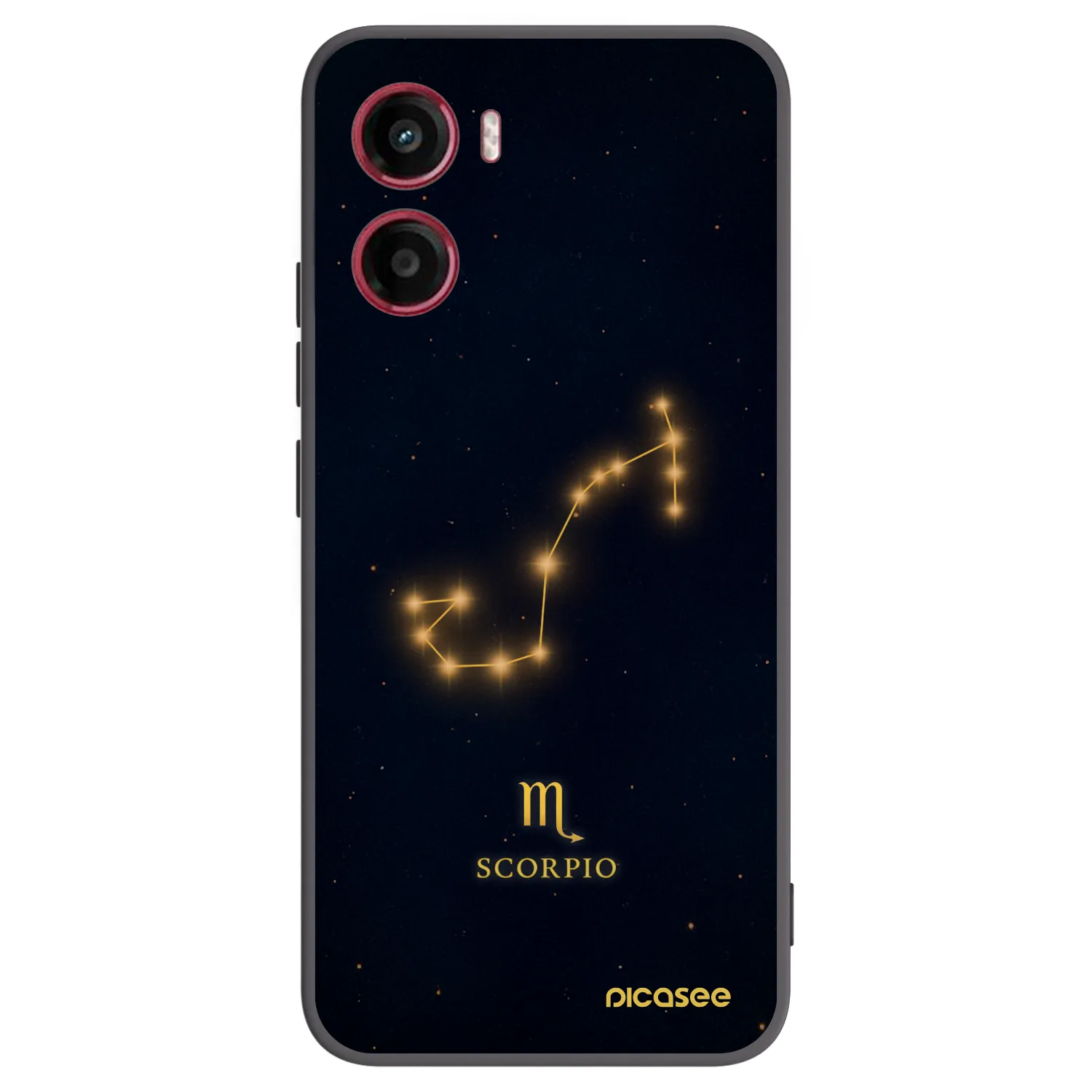 Picasee silikonowe czarne etui na Motorola Moto G05 - SCORPIO