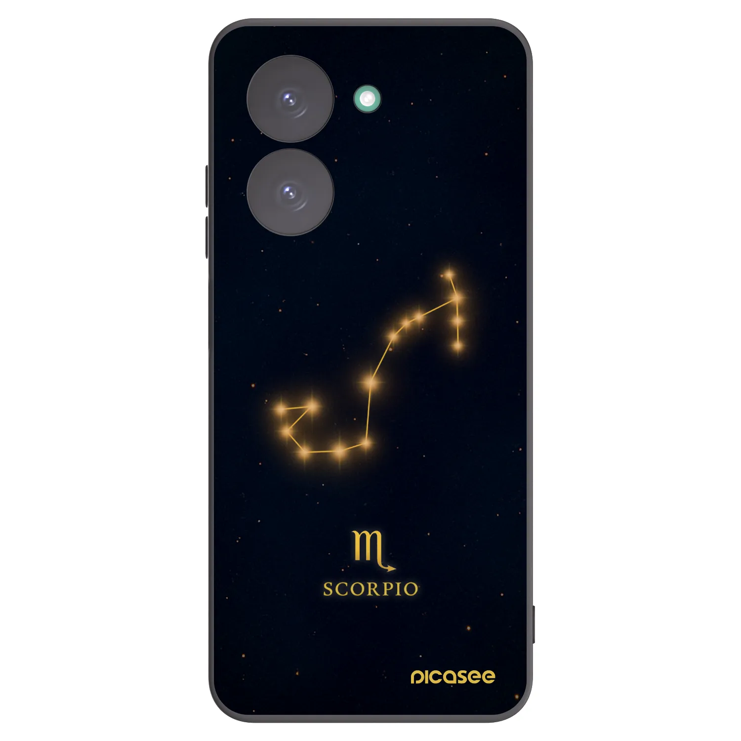 Picasee silikonowe czarne etui na Xiaomi Redmi A5 - SCORPIO