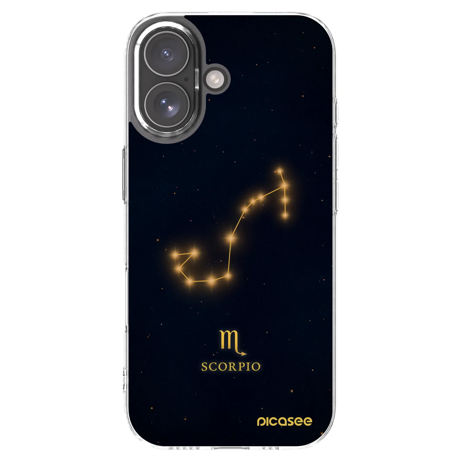Picasee silikonowe przeźroczyste etui na Apple iPhone 17 - SCORPIO