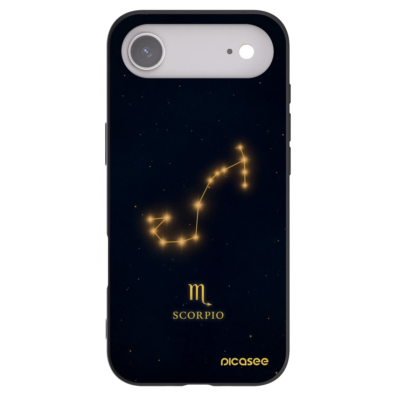 Picasee silikonowe czarne etui na Apple iPhone Air - SCORPIO