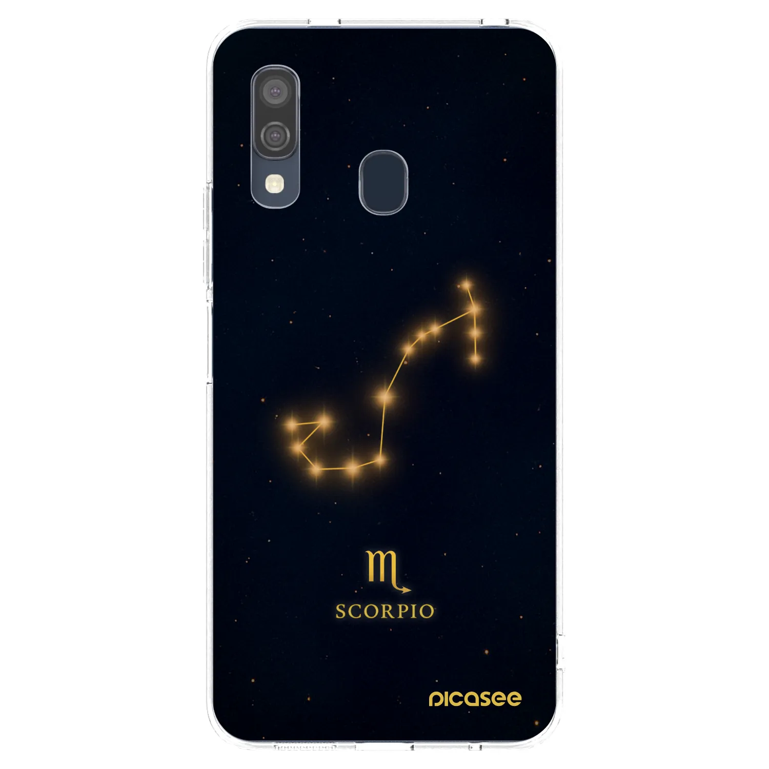 Picasee silikonowe przeźroczyste etui na Samsung Galaxy A40 A405F - SCORPIO
