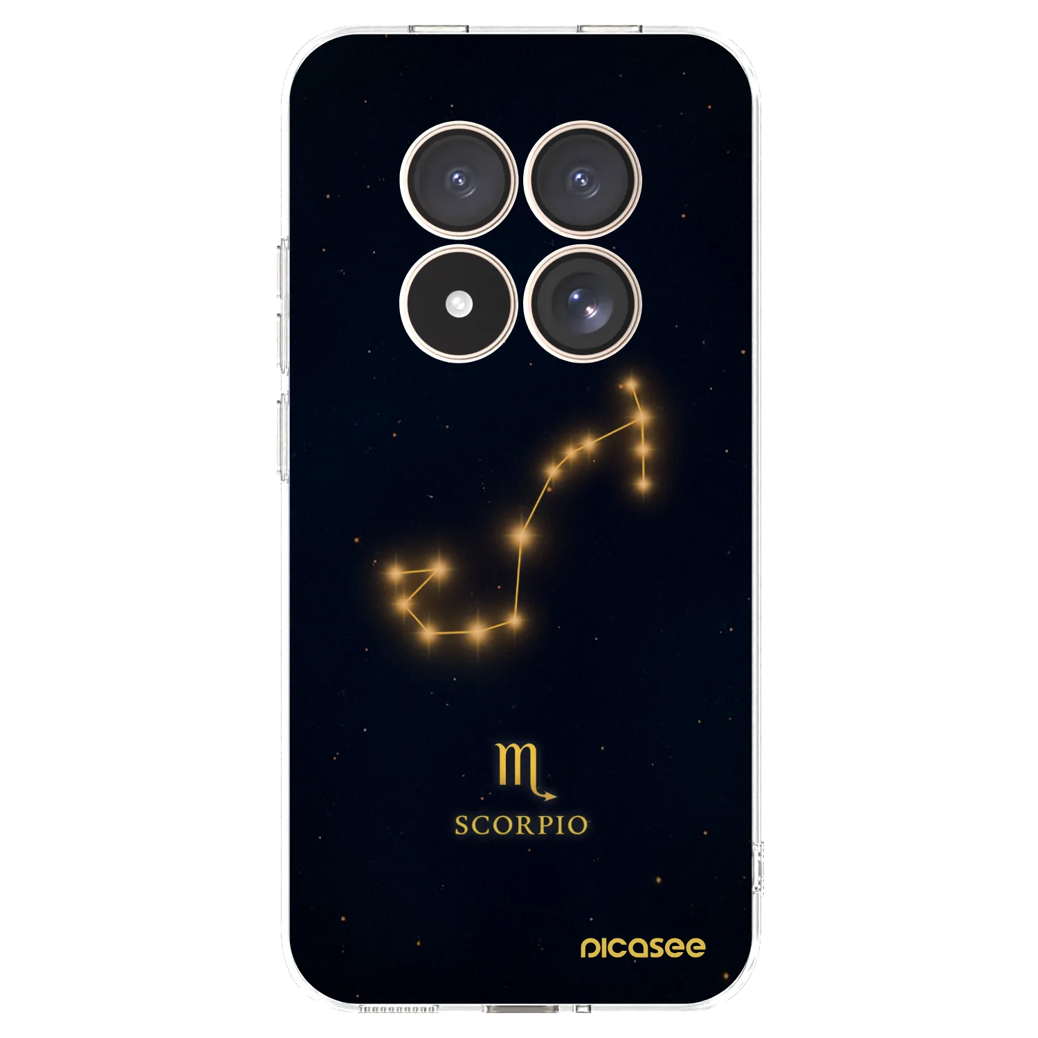 Picasee silikonowe przeźroczyste etui na Xiaomi Redmi Note 15 Pro 4G - SCORPIO