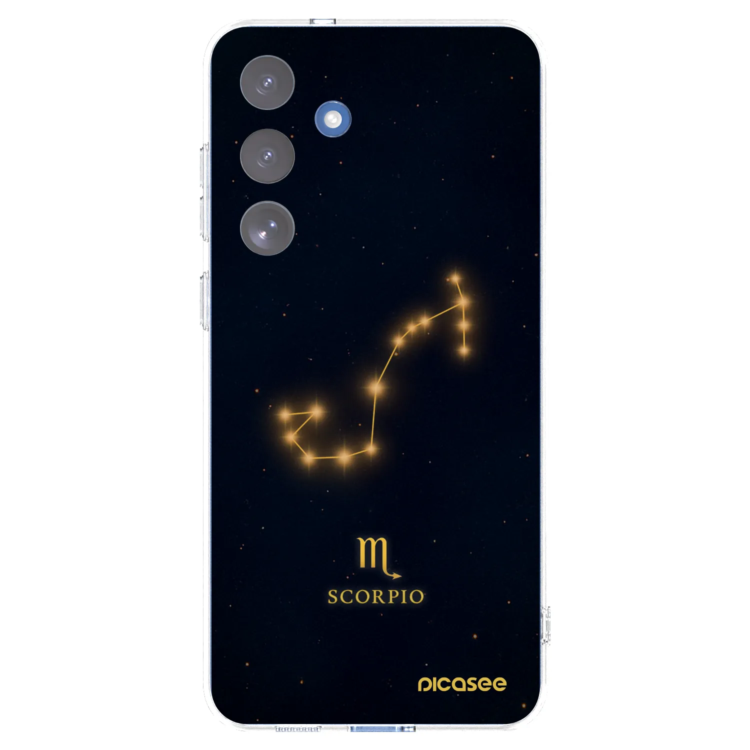 Picasee silikonowe przeźroczyste etui na Samsung Galaxy S25 FE 5G - SCORPIO