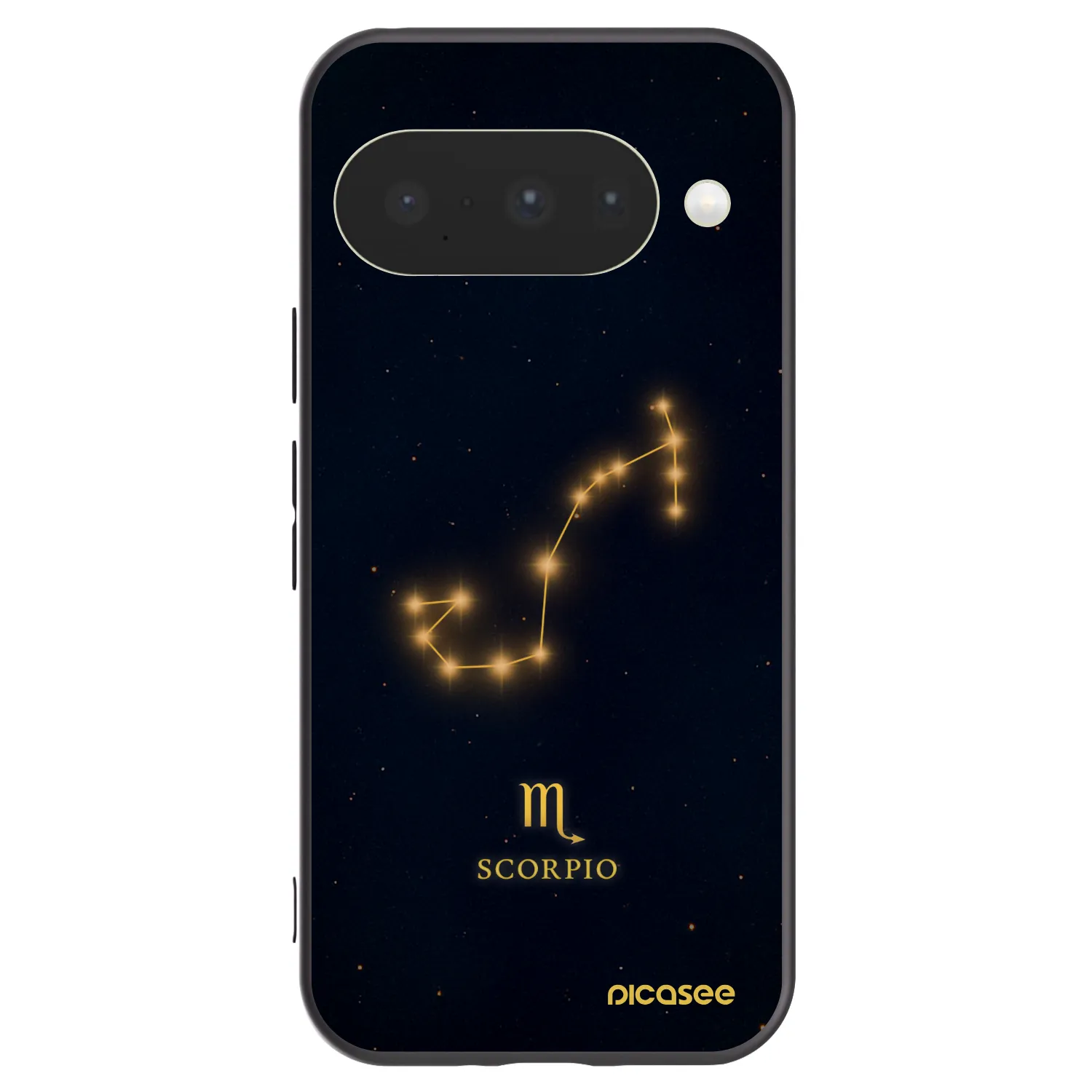 Picasee silikonowe czarne etui na Google Pixel 10 - SCORPIO