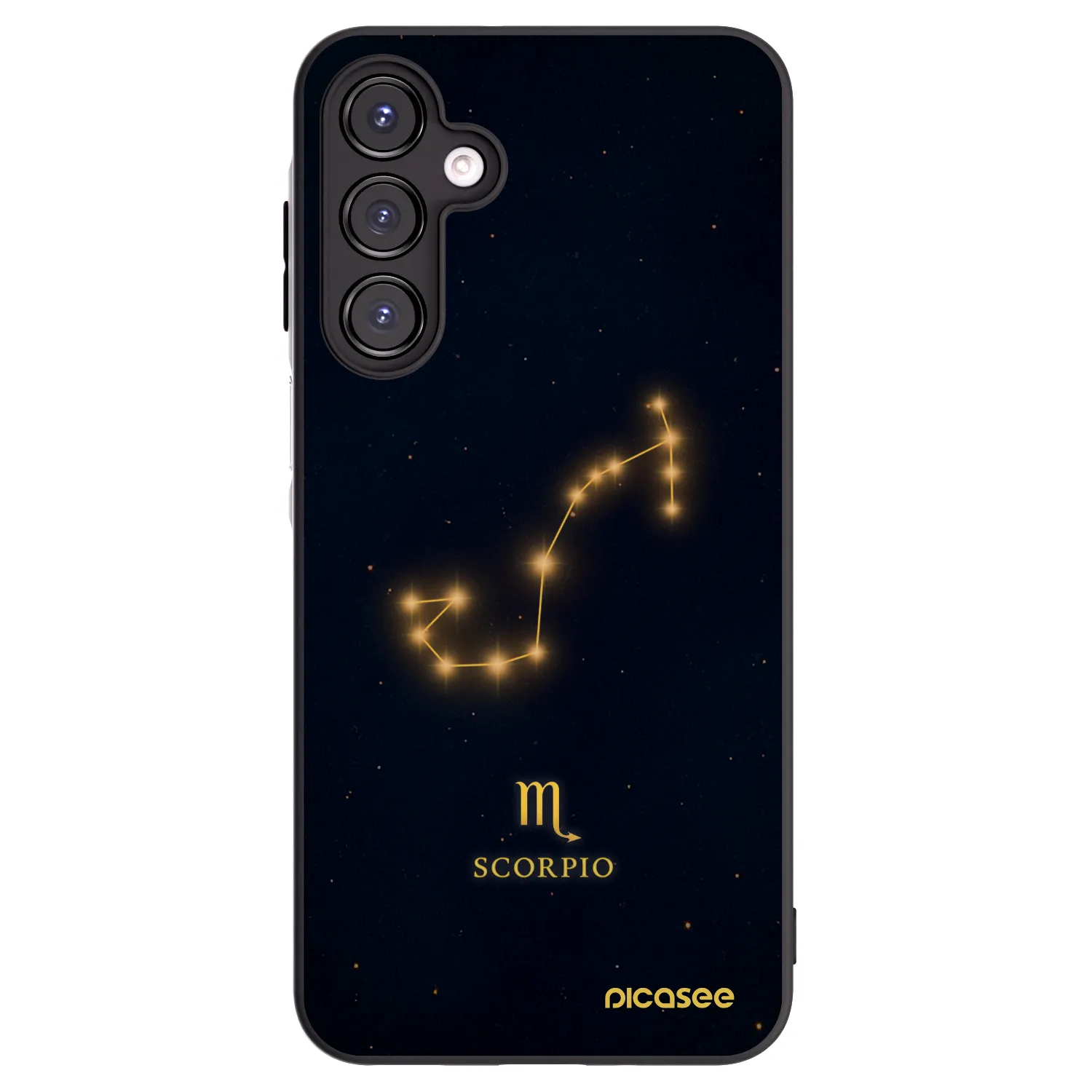 Picasee silikonowe czarne etui na Samsung Galaxy A16 4G - SCORPIO